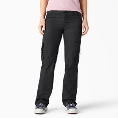 "Women's Relaxed Fit Straight Leg Cargo Pants"