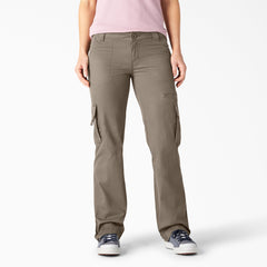 "Women's Relaxed Fit Straight Leg Cargo Pants"