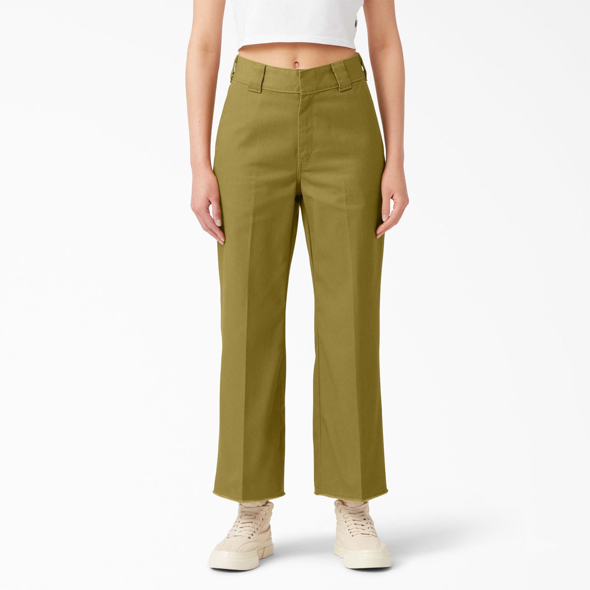 "Women's Regular Fit Cropped Pants"