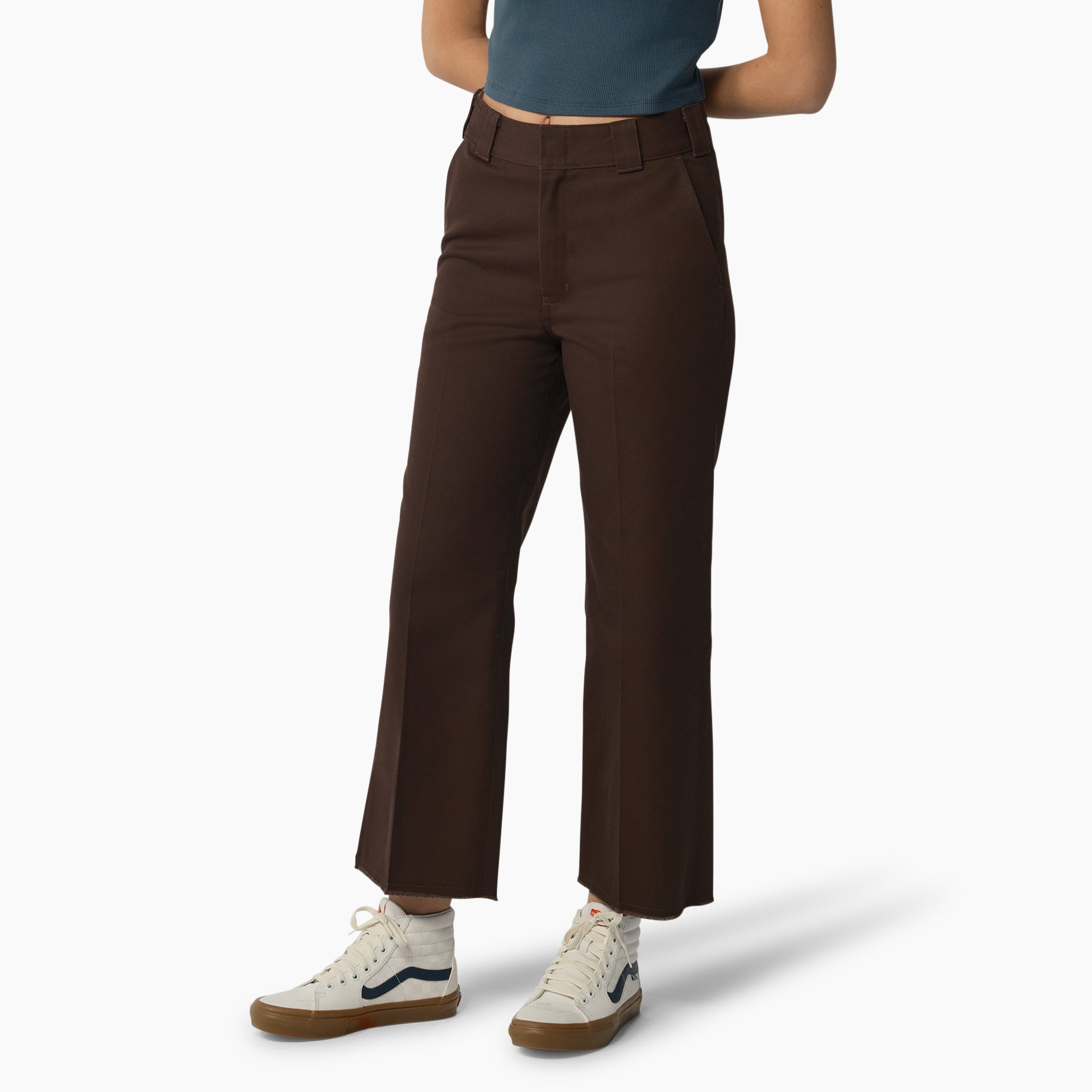 "Women's Regular Fit Cropped Pants"