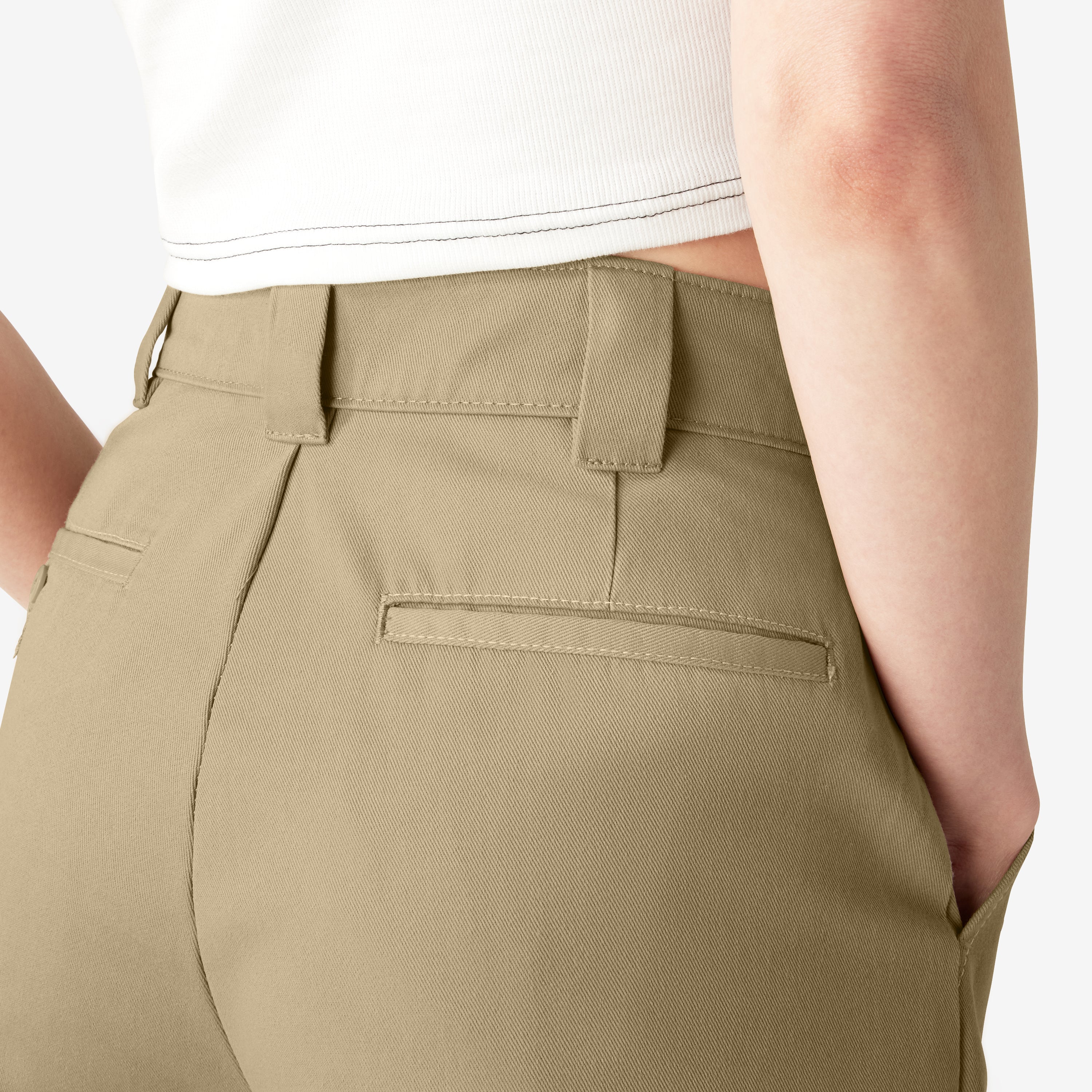 "Women's Relaxed Fit Double Knee Pants"
