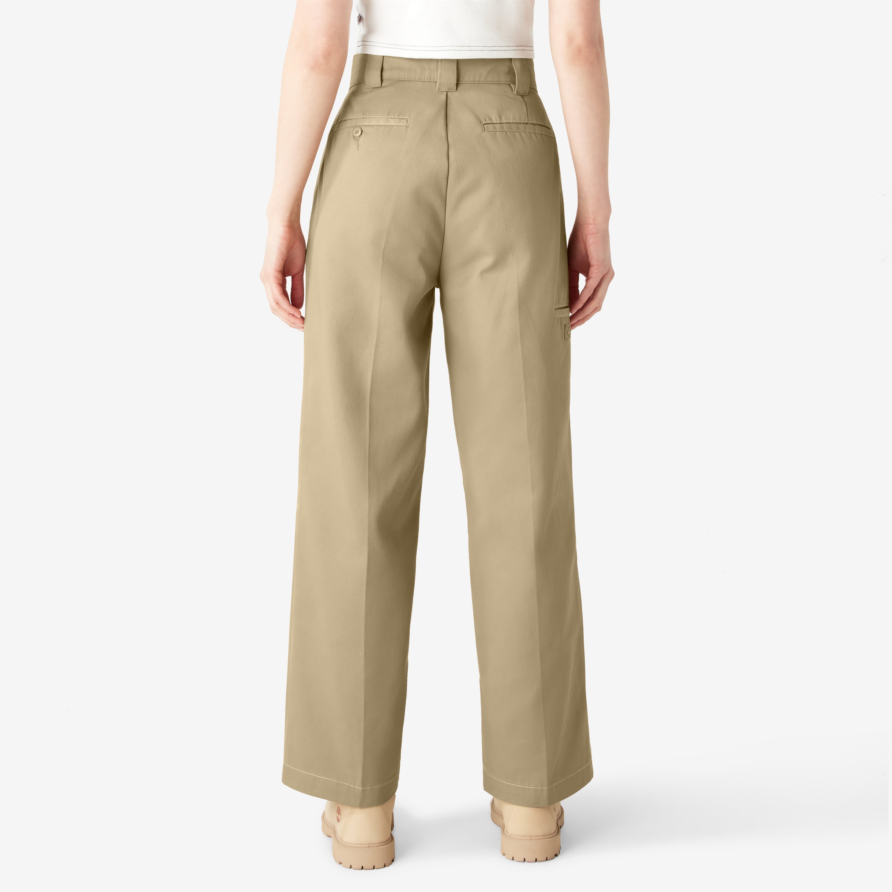 "Women's Relaxed Fit Double Knee Pants"