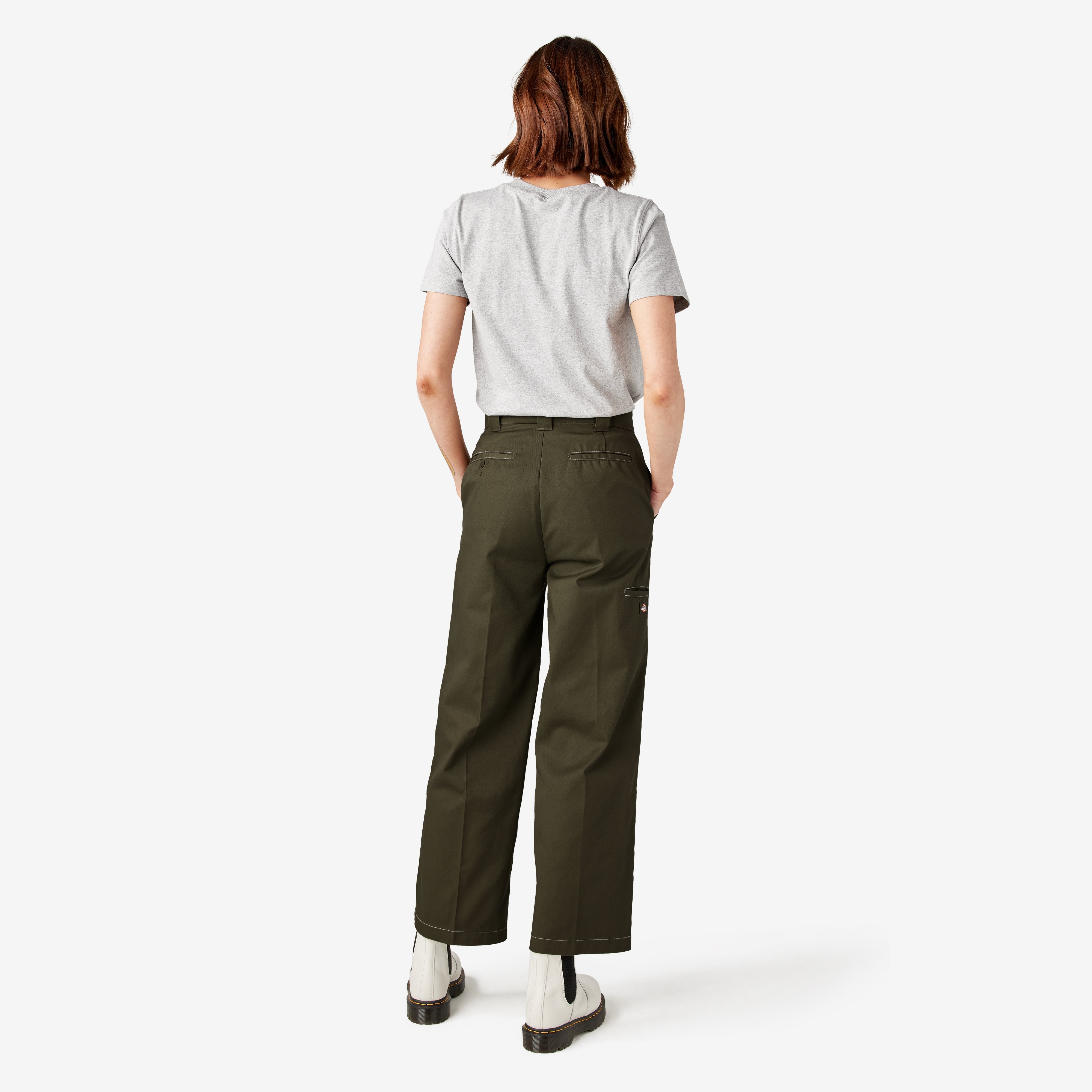 "Women's Relaxed Fit Double Knee Pants"