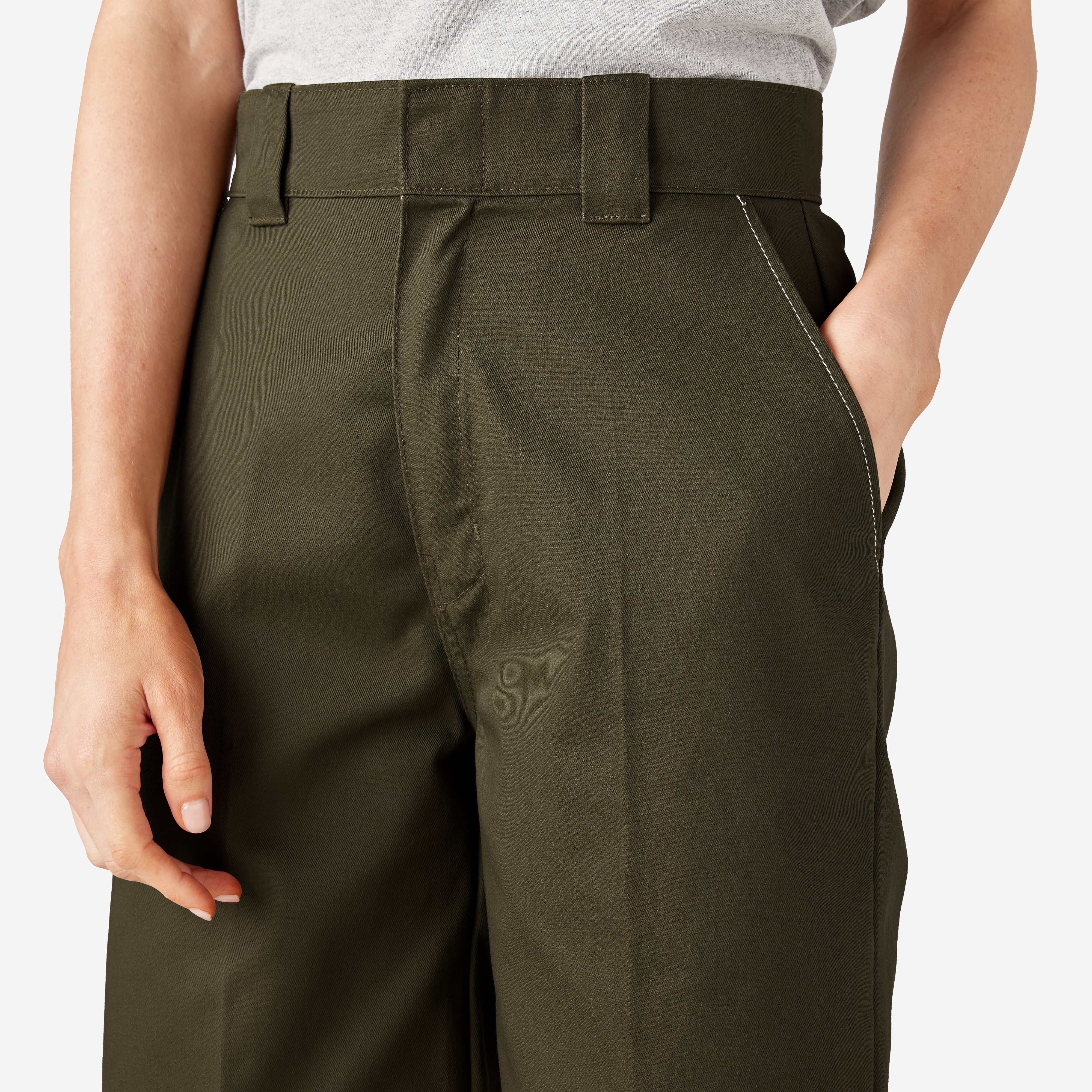 "Women's Relaxed Fit Double Knee Pants"