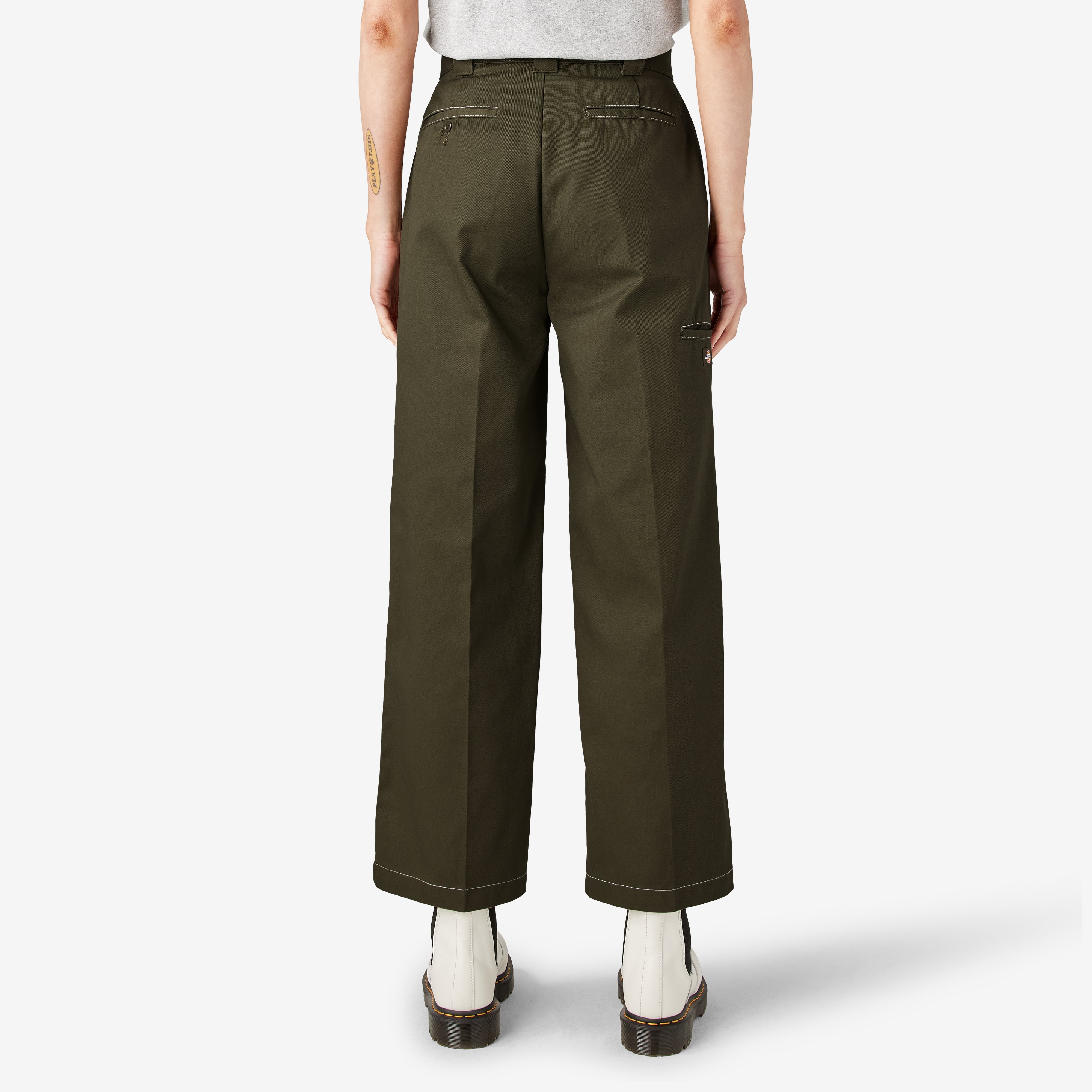 "Women's Relaxed Fit Double Knee Pants"