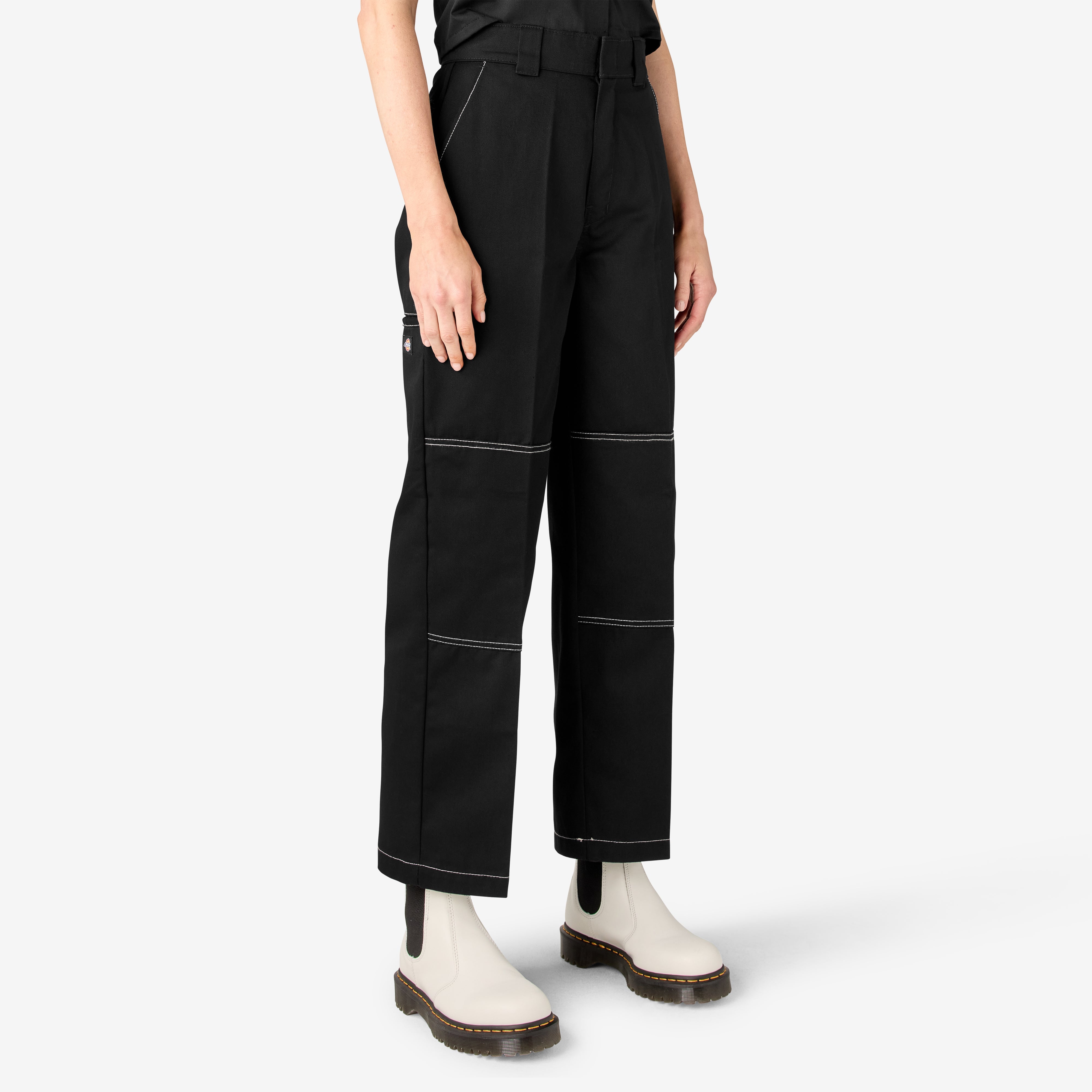 "Women's Relaxed Fit Double Knee Pants"