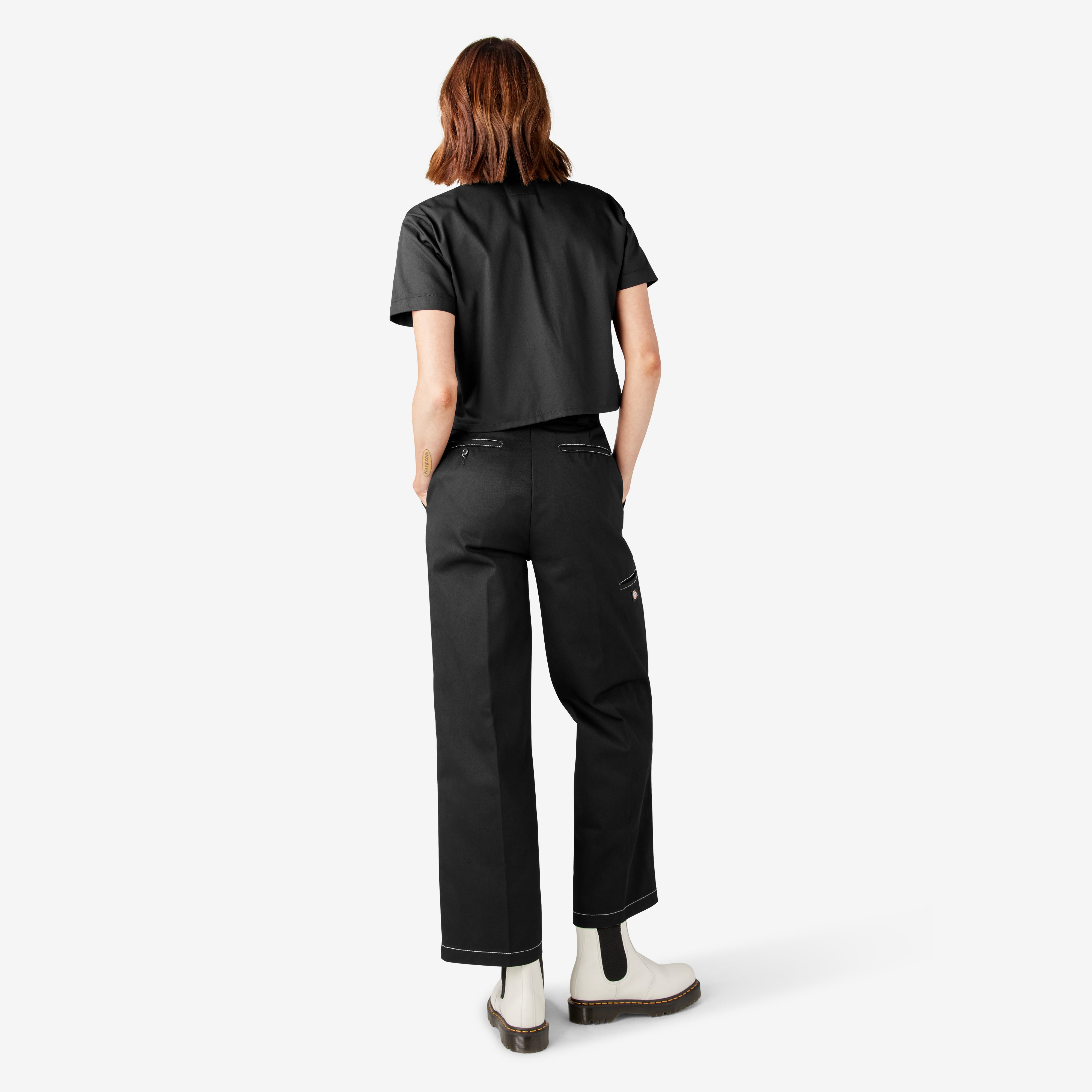 "Women's Relaxed Fit Double Knee Pants"