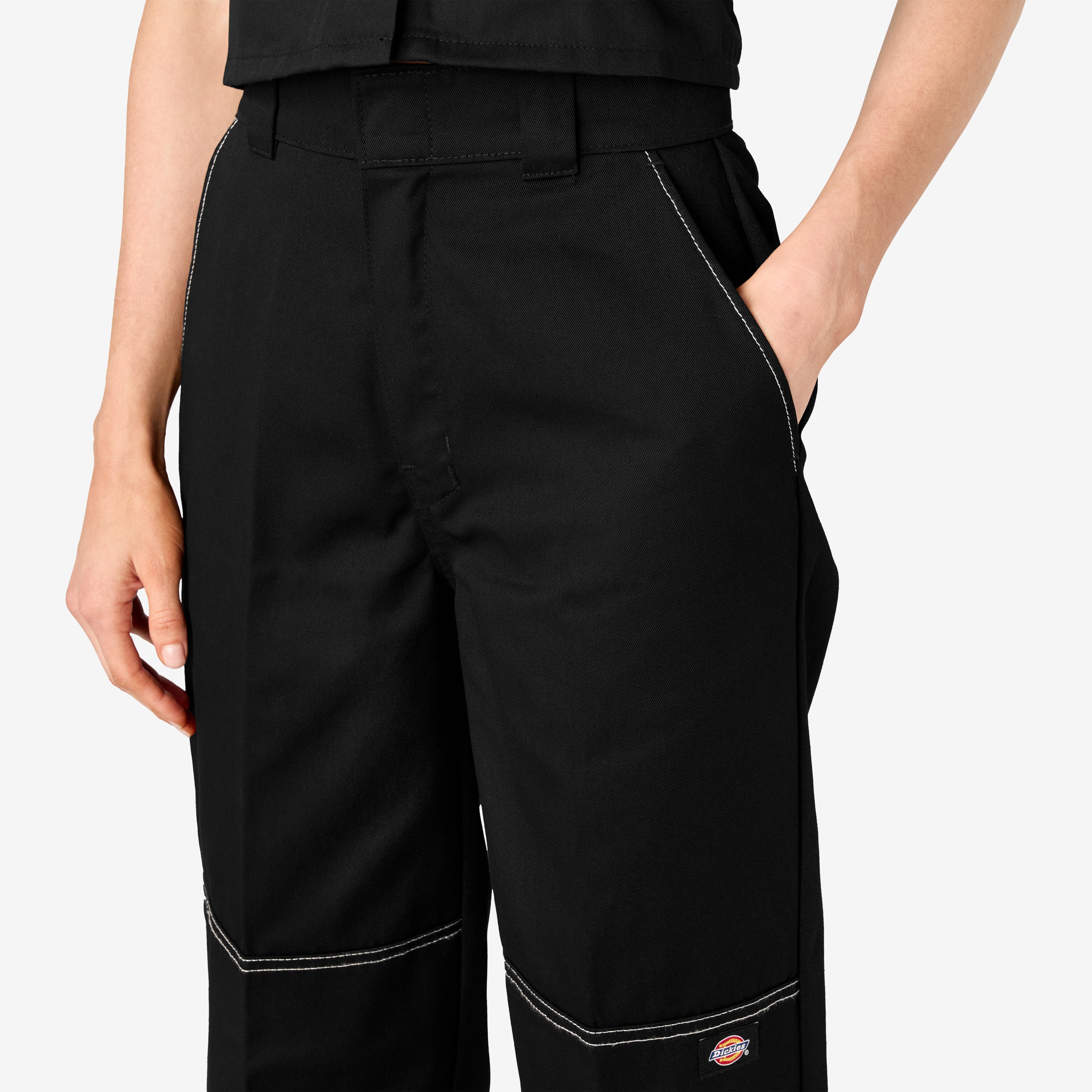 "Women's Relaxed Fit Double Knee Pants"