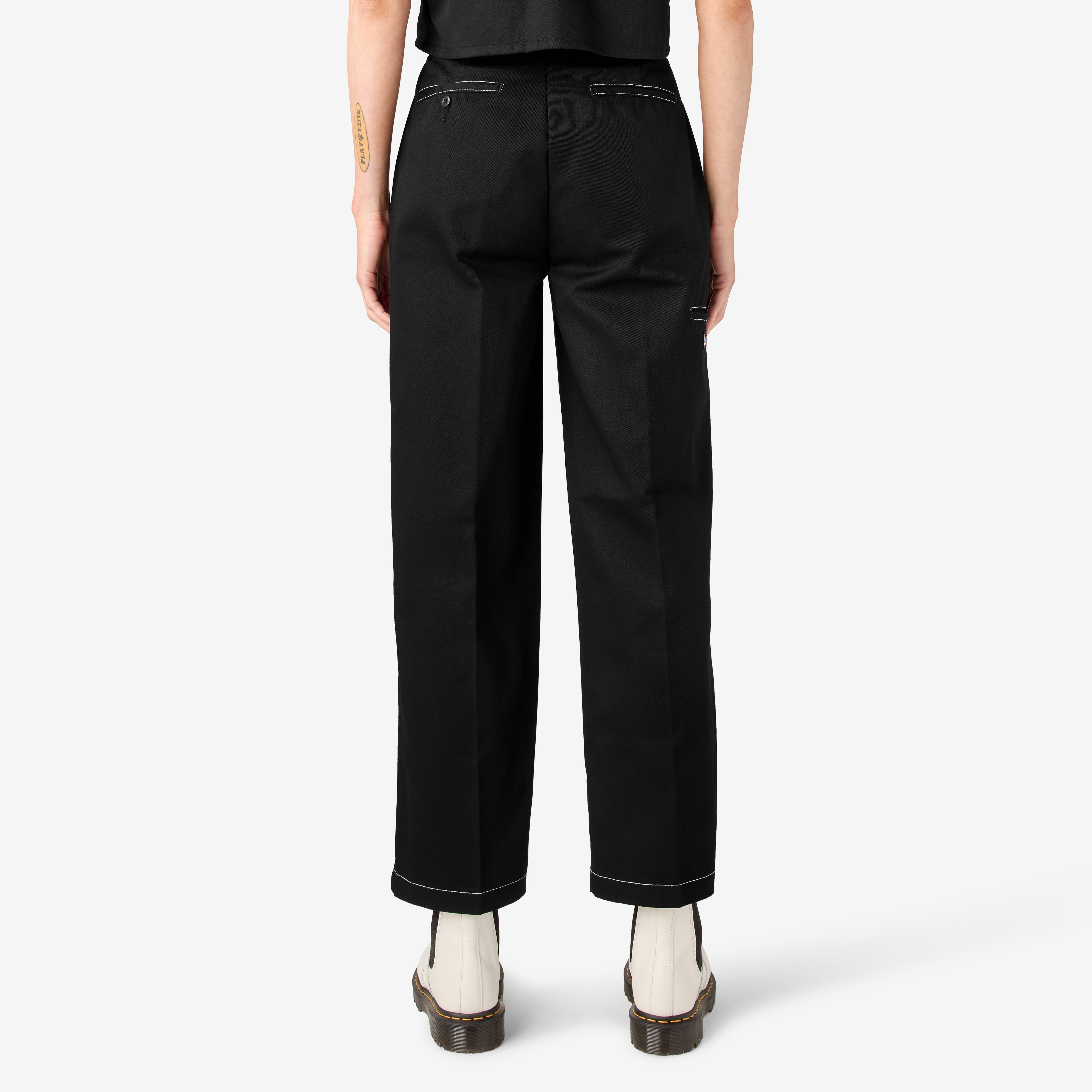 "Women's Relaxed Fit Double Knee Pants"