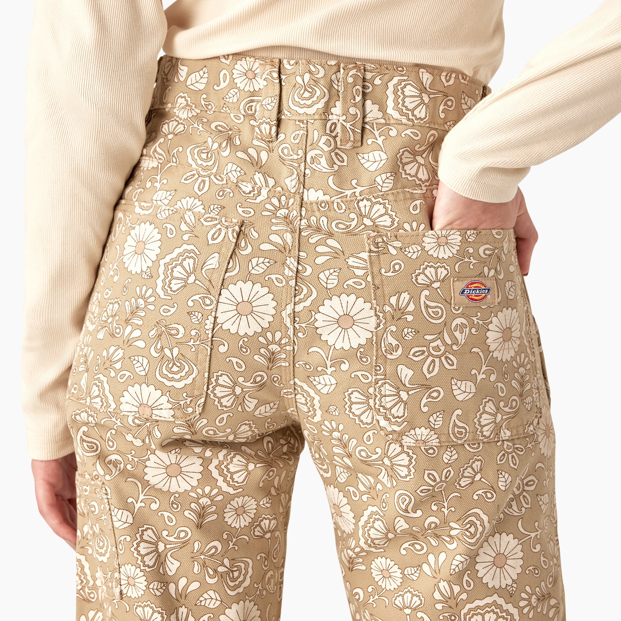 "Women's Ellis Floral Duck Canvas Pants"