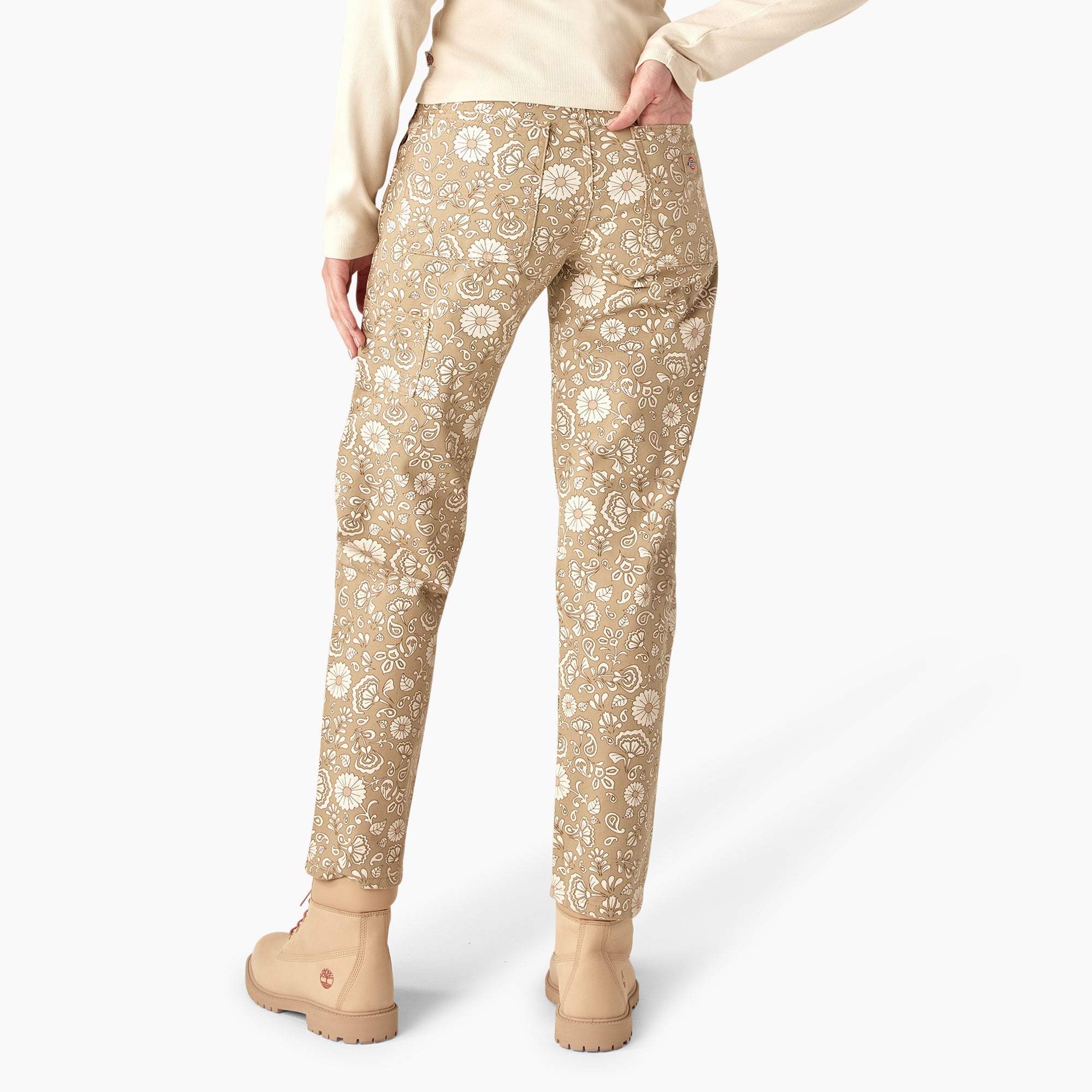 "Women's Ellis Floral Duck Canvas Pants"