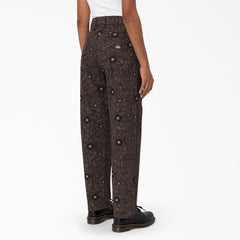 "Women's Ellis Floral Duck Canvas Pants"