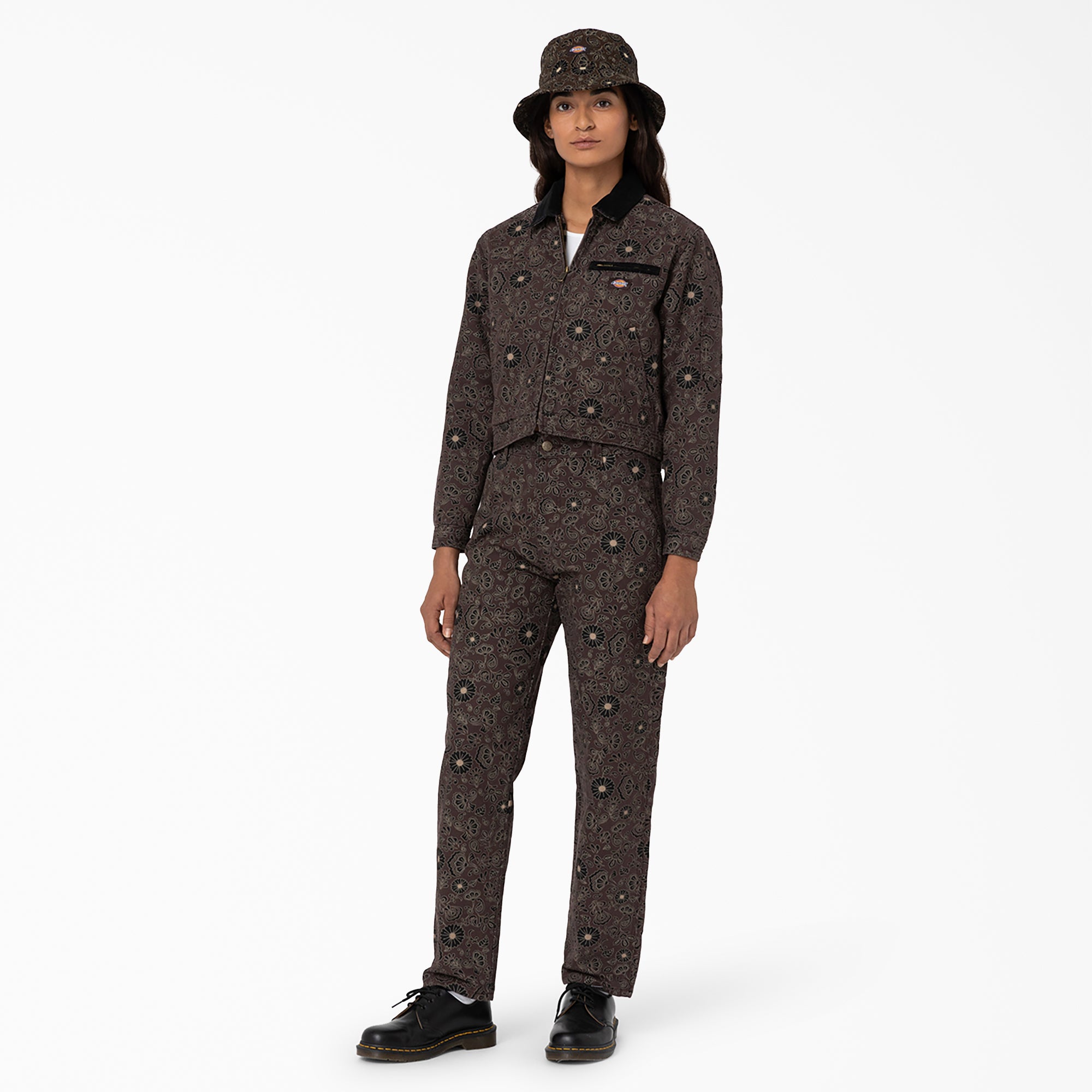 "Women's Ellis Floral Duck Canvas Pants"