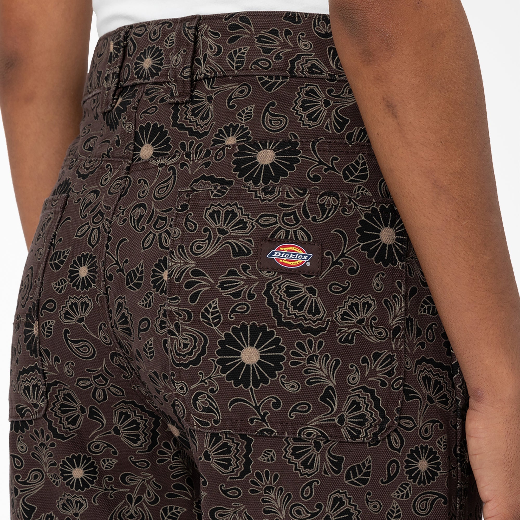 "Women's Ellis Floral Duck Canvas Pants"