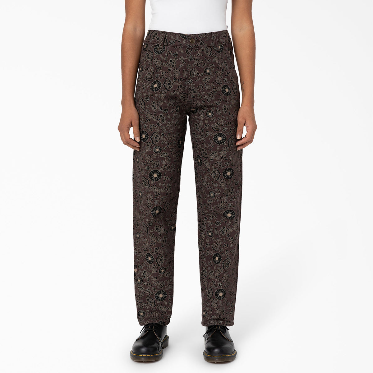 "Women's Ellis Floral Duck Canvas Pants"