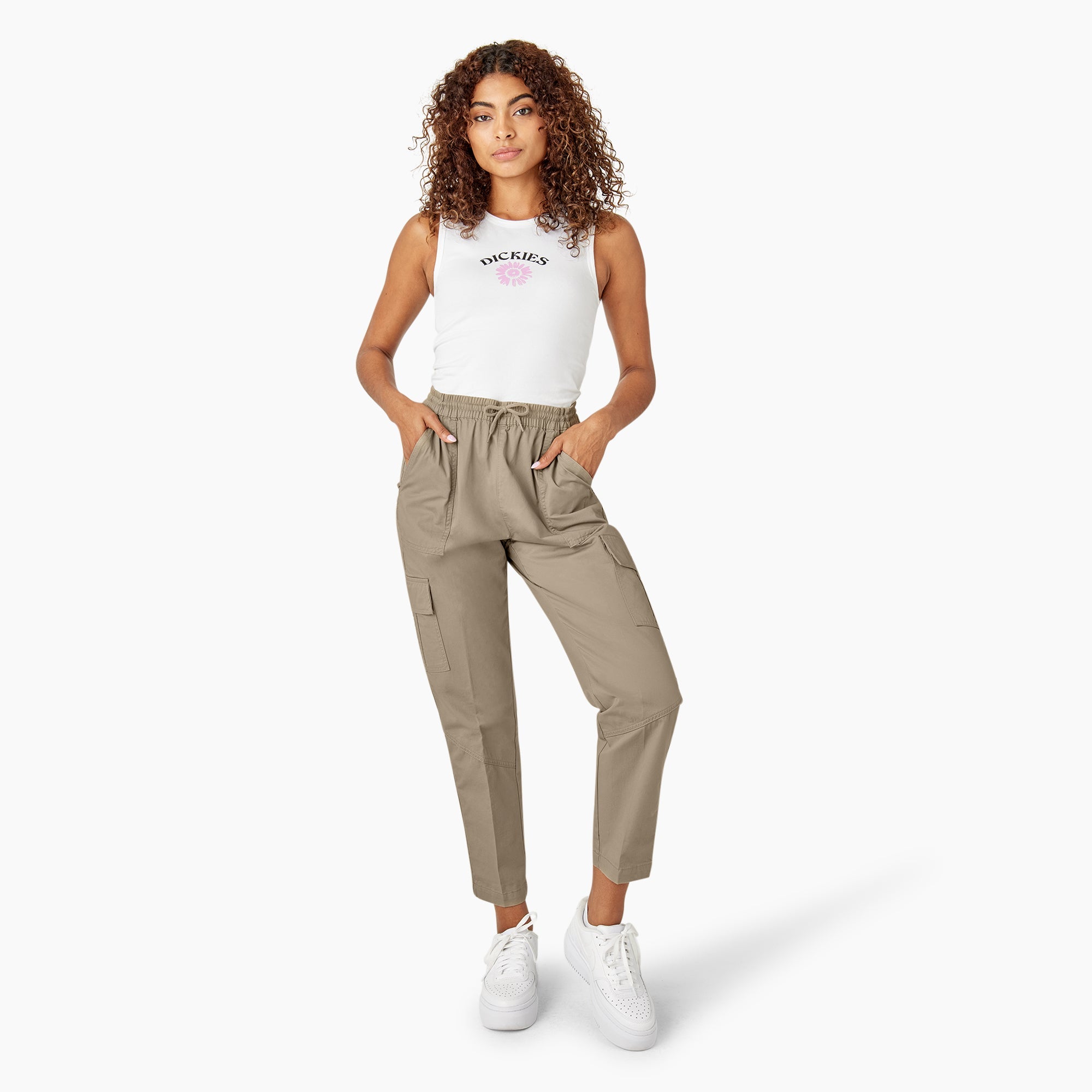 "Women's Drawstring Cargo Pants"