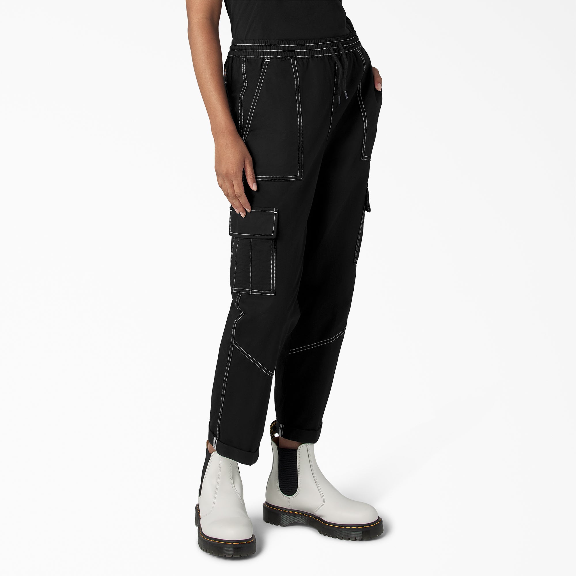 "Women's Drawstring Cargo Pants"