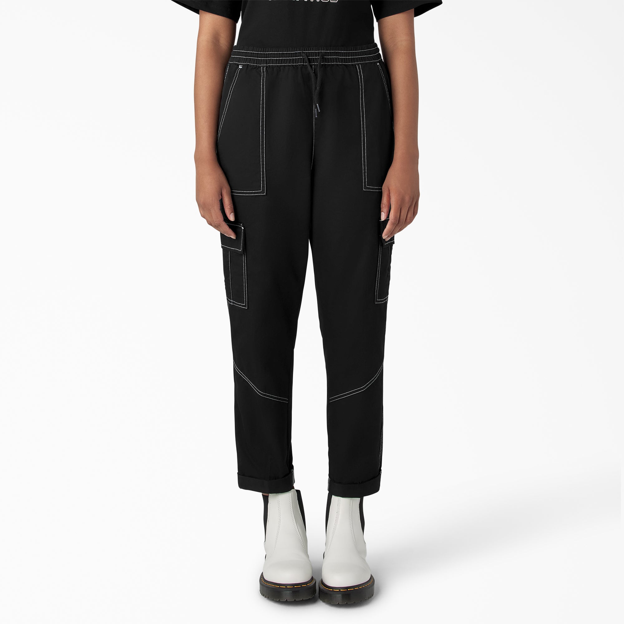 "Women's Drawstring Cargo Pants"