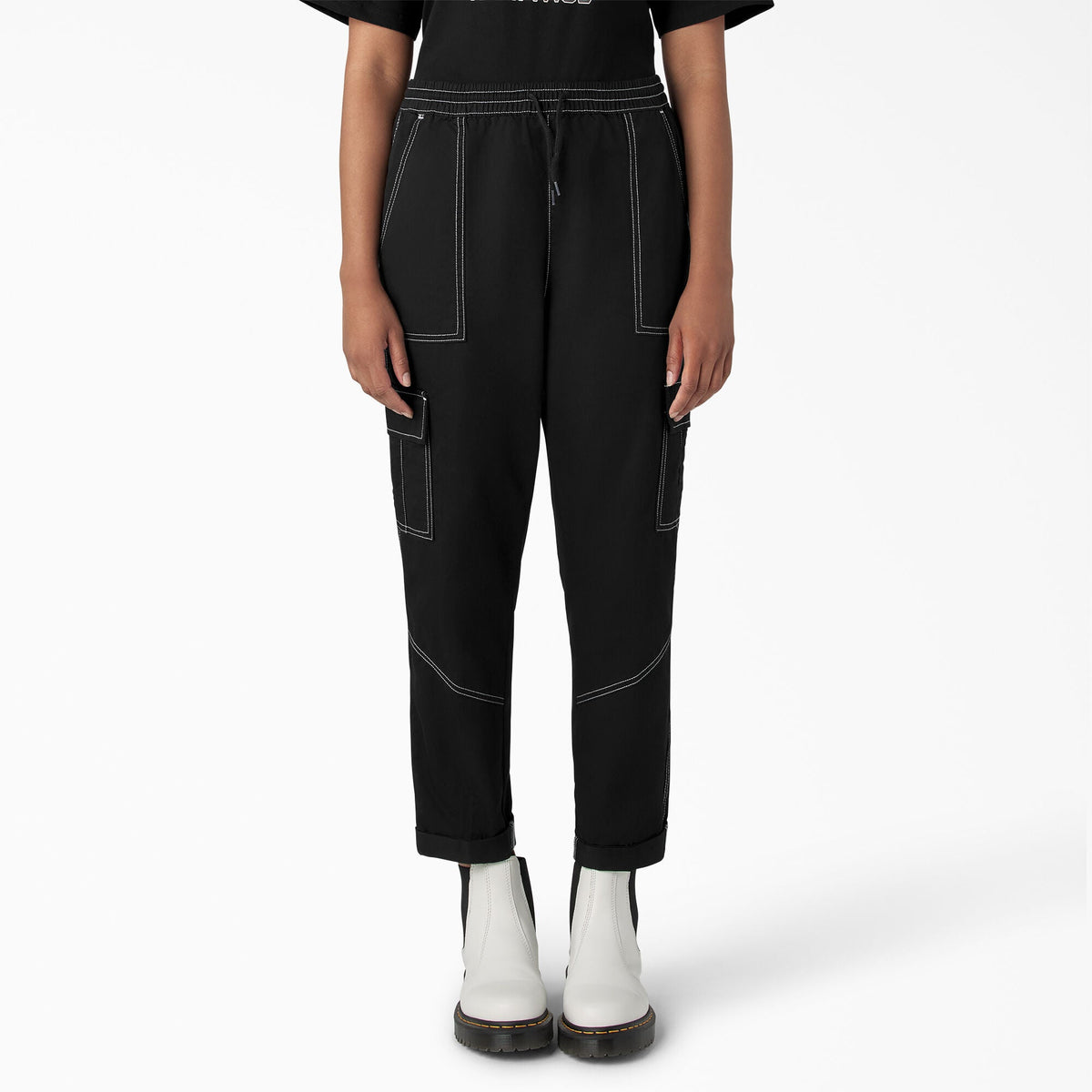 "Women's Drawstring Cargo Pants"