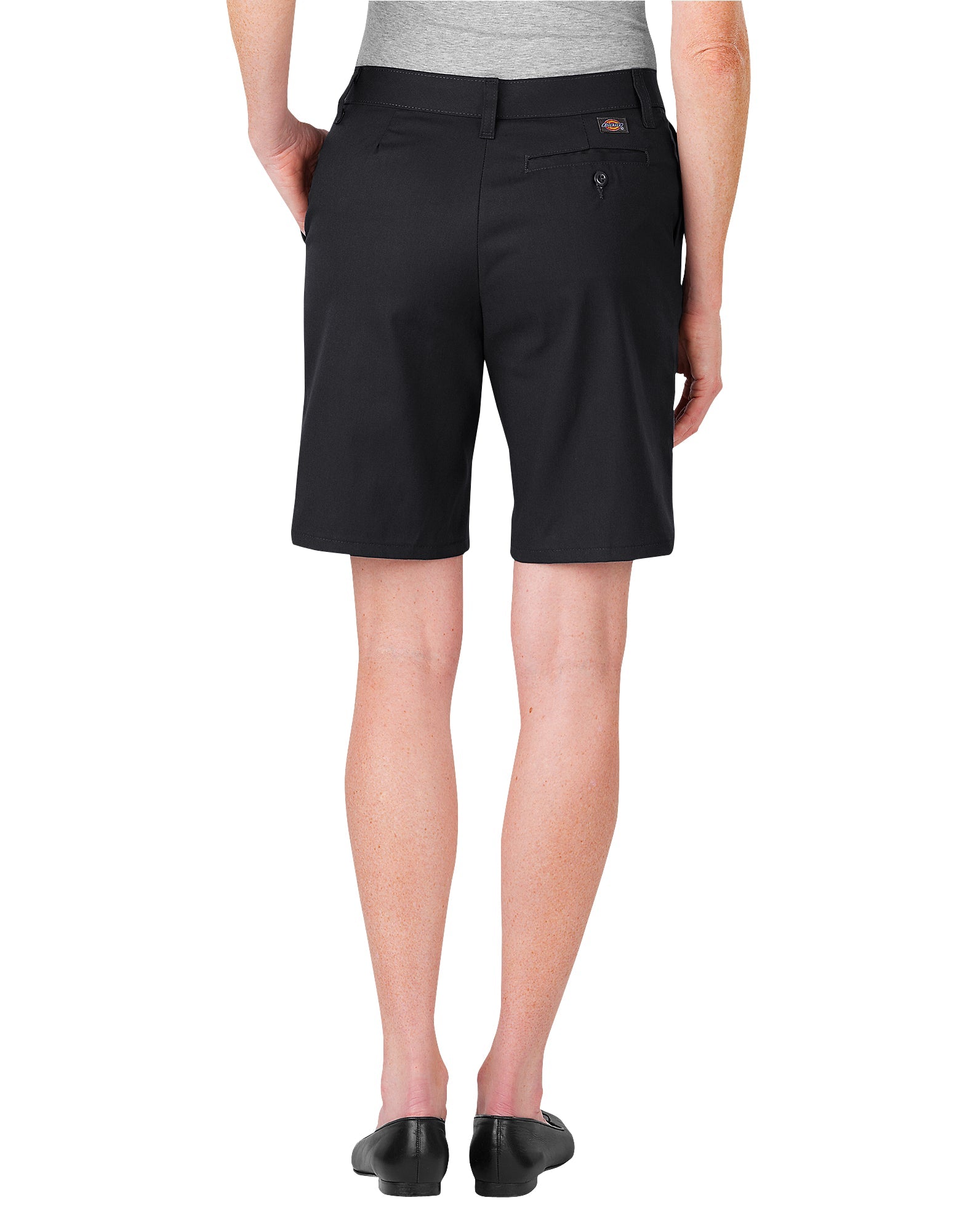 "Women's 9"" Relaxed Fit Flat Front Shorts"