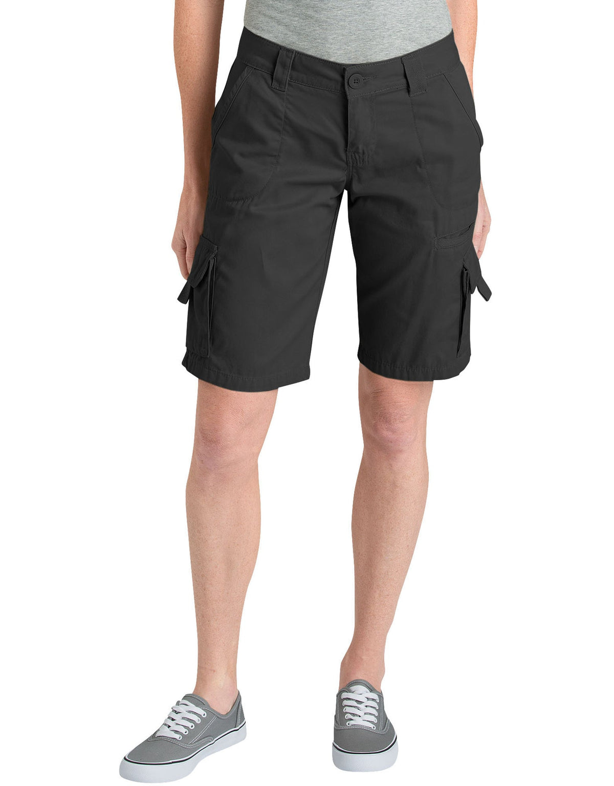 "Women's 11"" Relaxed Fit Cotton Cargo Shorts"