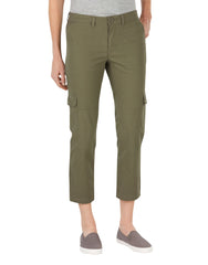"Women's Slim Fit Ripstop Cargo Capri"