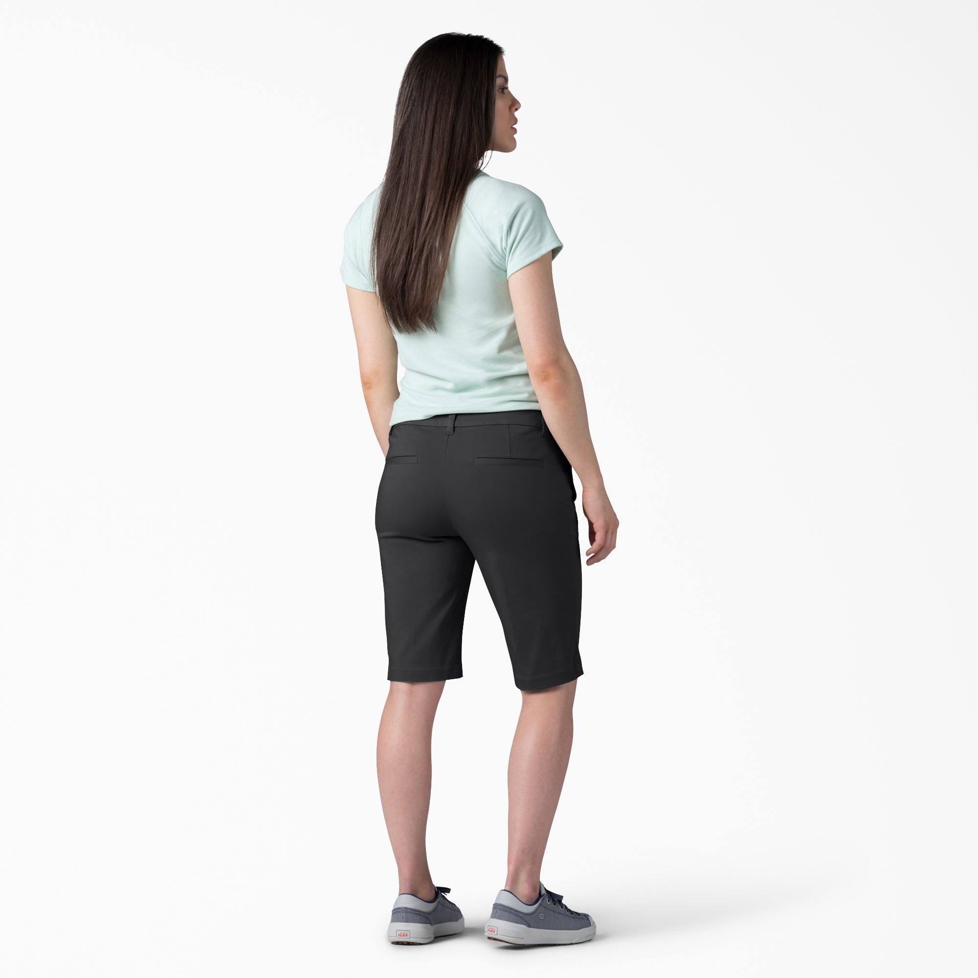 "Women's Perfect Shape Straight Fit Bermuda Shorts, 11"""