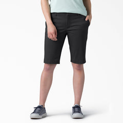 "Women's Perfect Shape Straight Fit Bermuda Shorts, 11"""