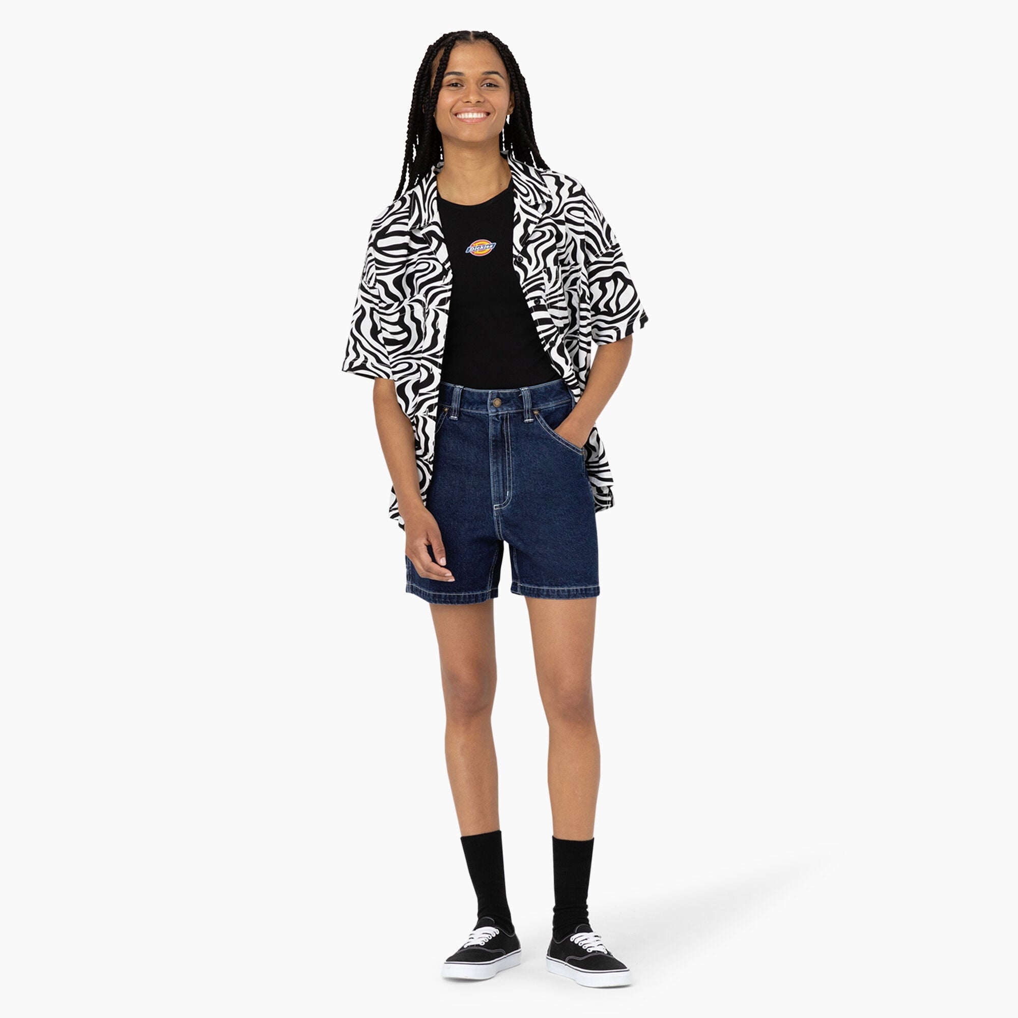 "Women's Carpenter Jean Shorts, 5"""