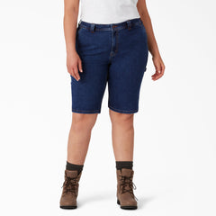 "Women's Plus Relaxed Fit Carpenter Shorts, 11"""