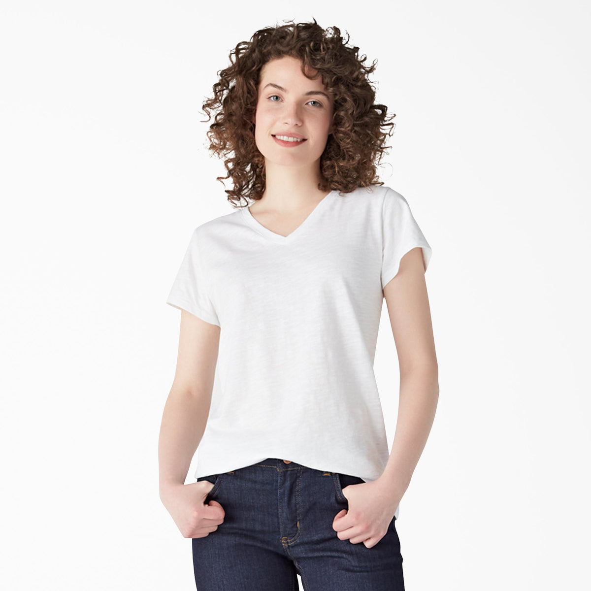 "Women's Short Sleeve V-Neck T-Shirt"