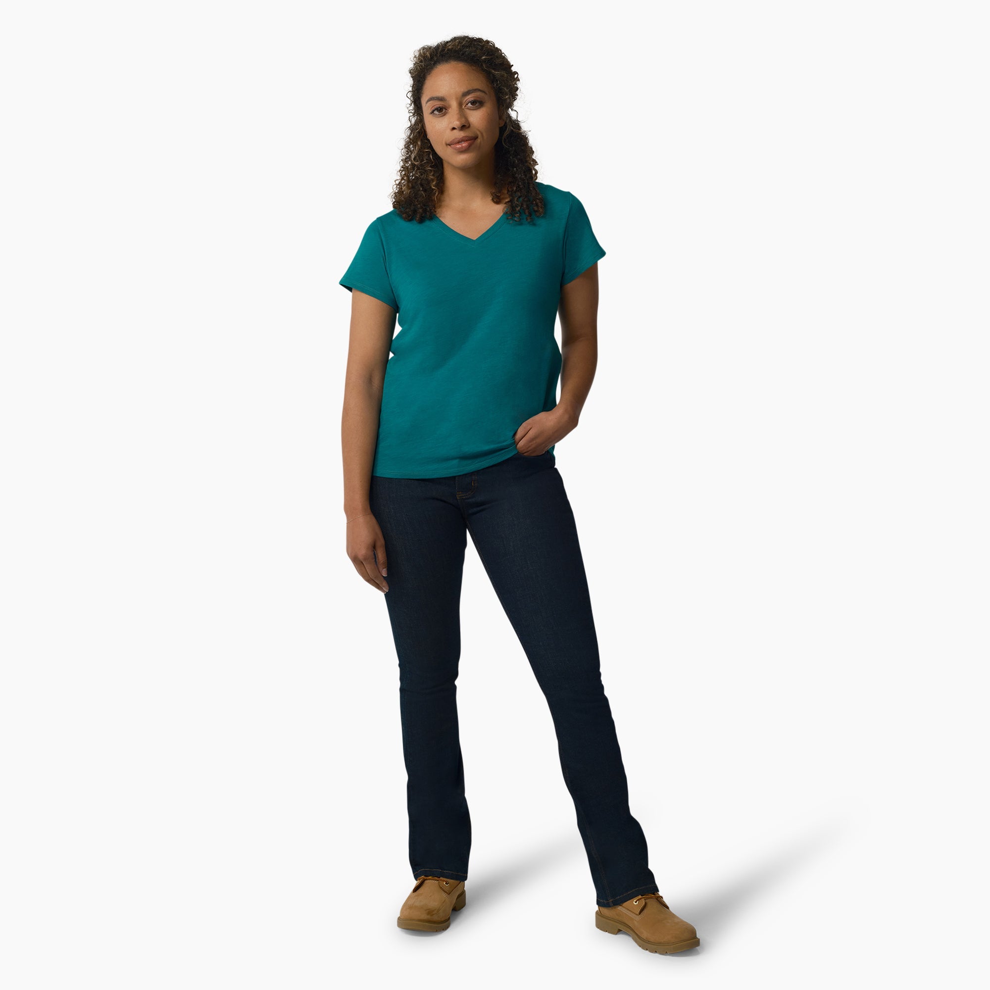 "Women's Short Sleeve V-Neck T-Shirt"