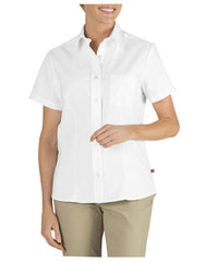 "Women's Short Sleeve Stretch Oxford Shirt"