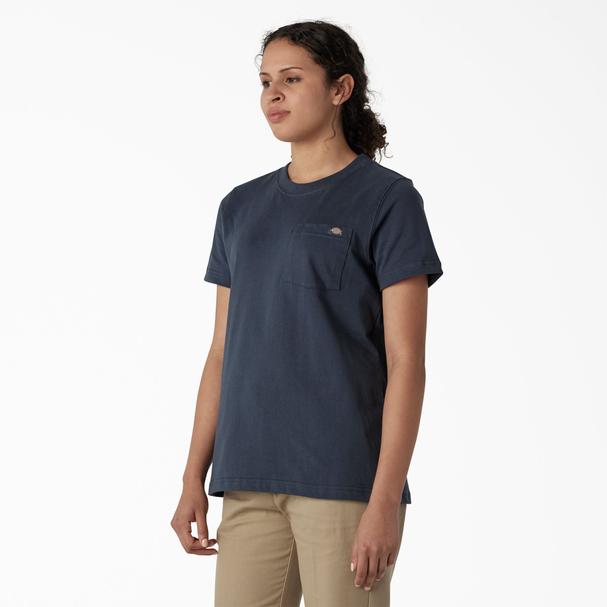"Women's Heavyweight Short Sleeve Pocket T-Shirt"
