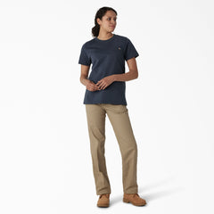 "Women's Heavyweight Short Sleeve Pocket T-Shirt"