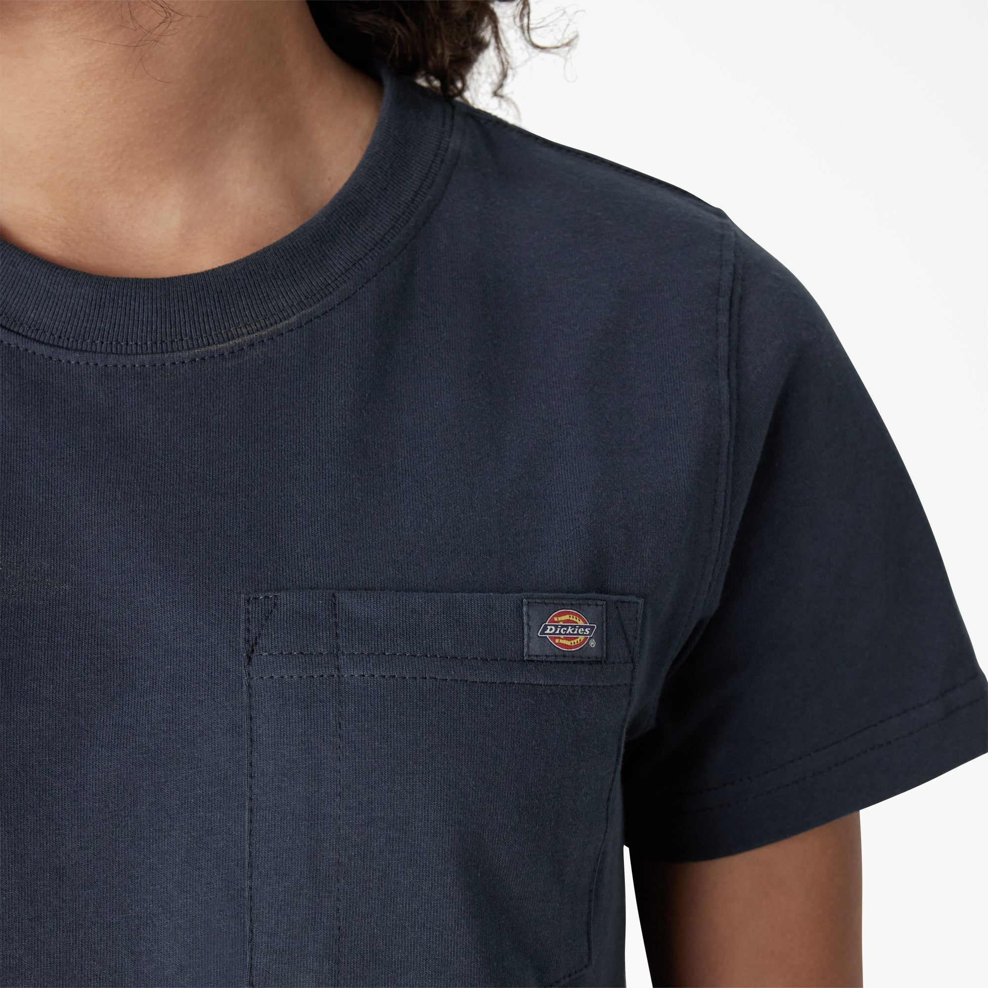 "Women's Heavyweight Short Sleeve Pocket T-Shirt"