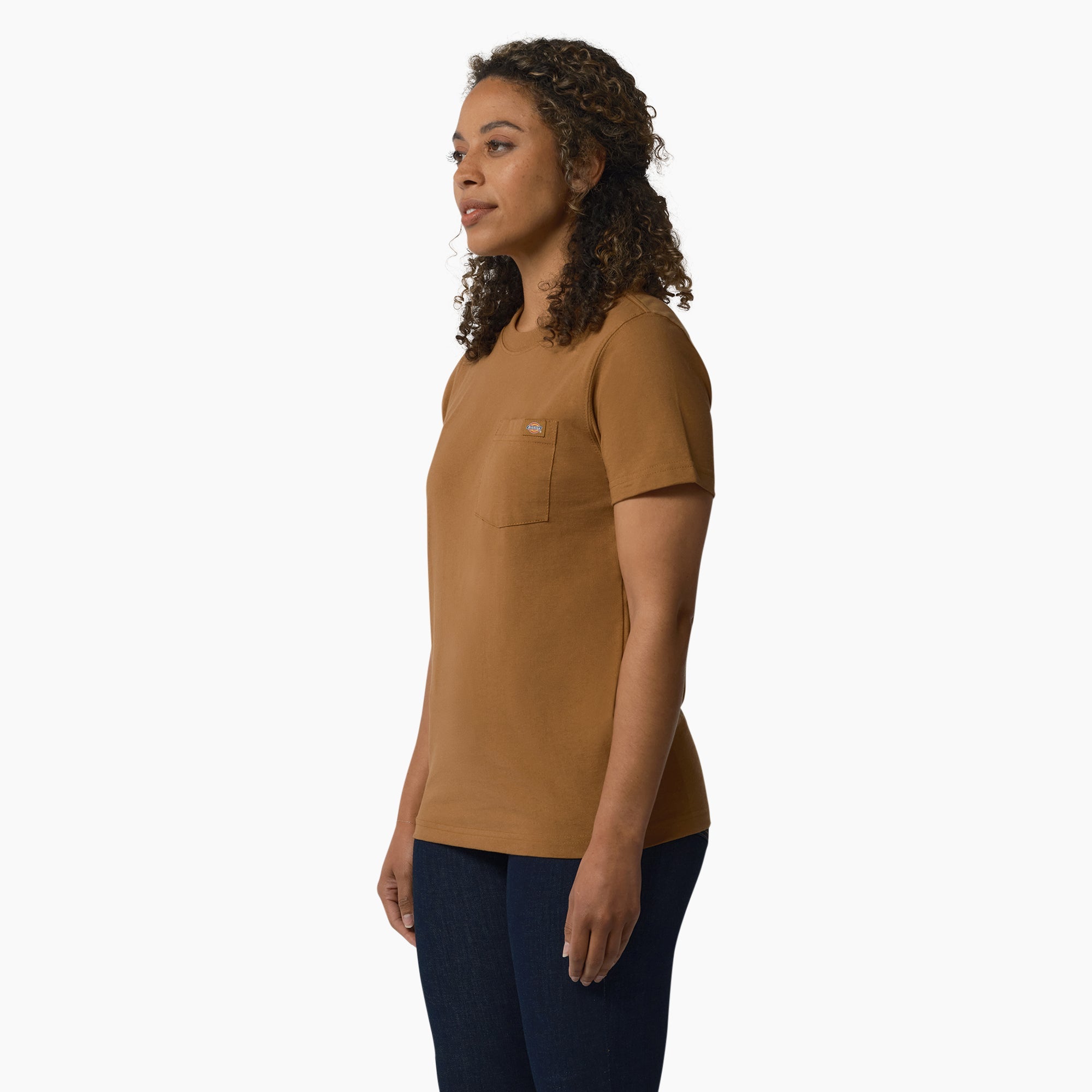 "Women's Heavyweight Short Sleeve Pocket T-Shirt"