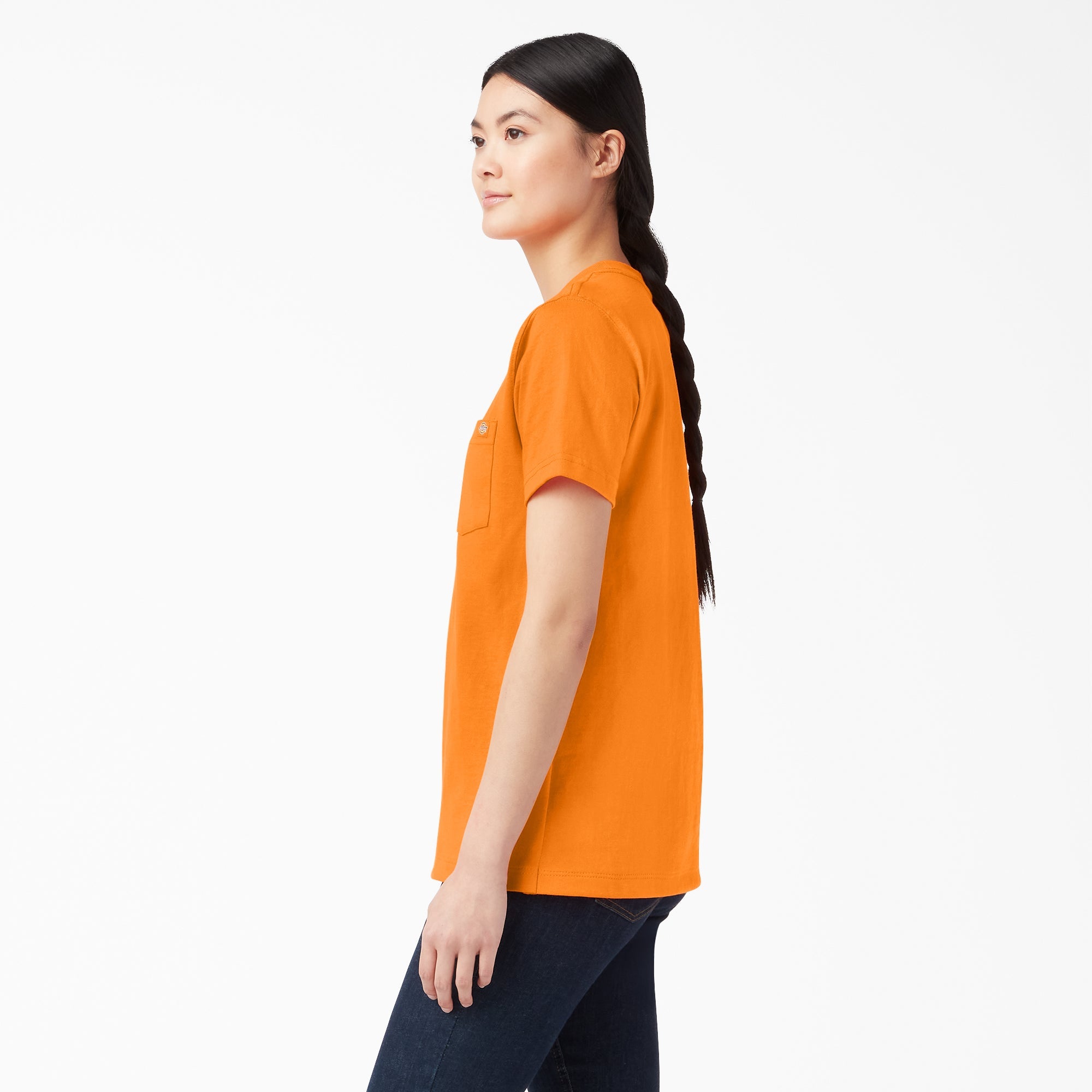 "Women's Heavyweight Short Sleeve Pocket T-Shirt"