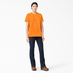"Women's Heavyweight Short Sleeve Pocket T-Shirt"