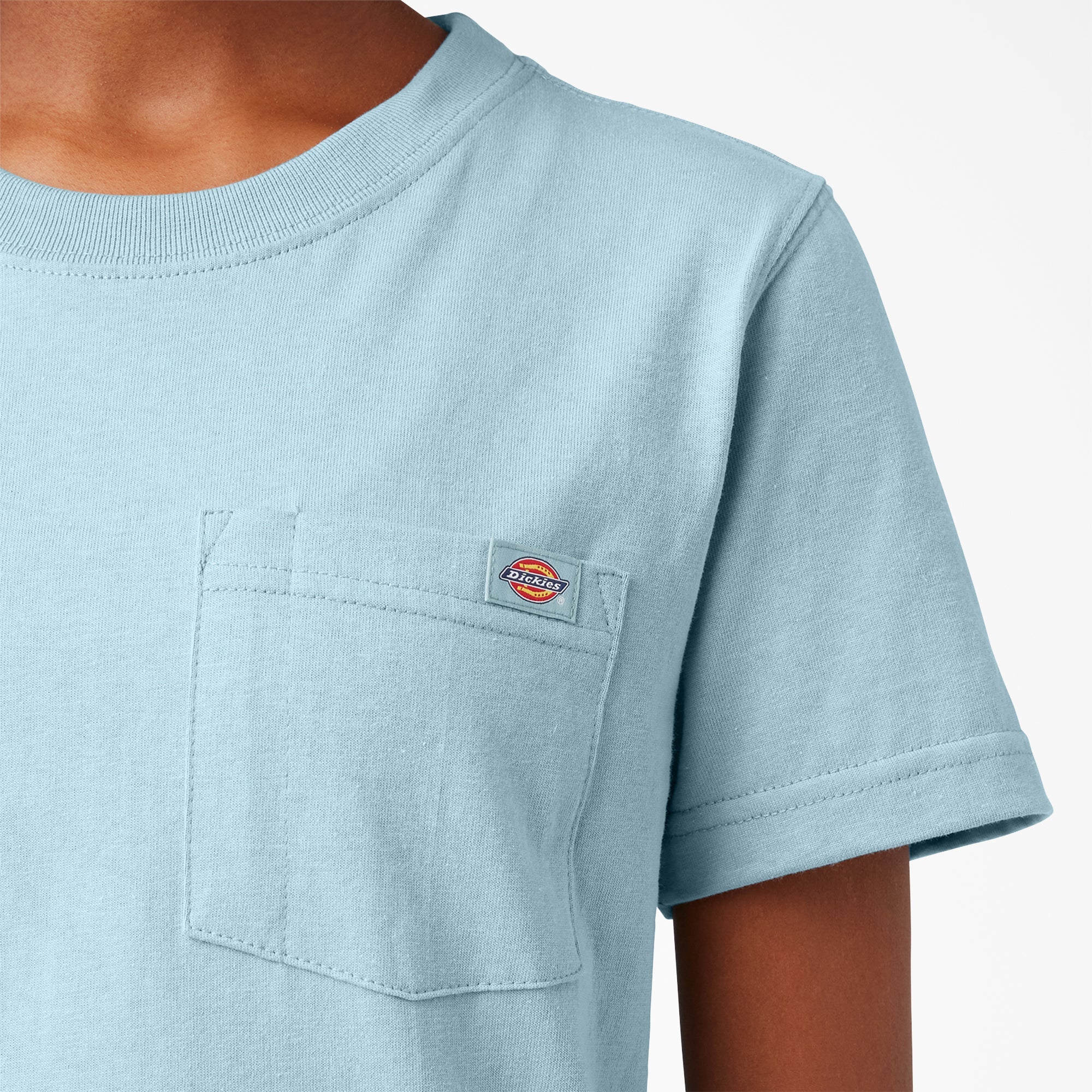 "Women's Heavyweight Short Sleeve Pocket T-Shirt"