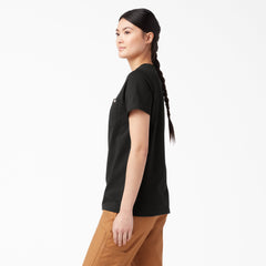 "Women's Heavyweight Short Sleeve Pocket T-Shirt"