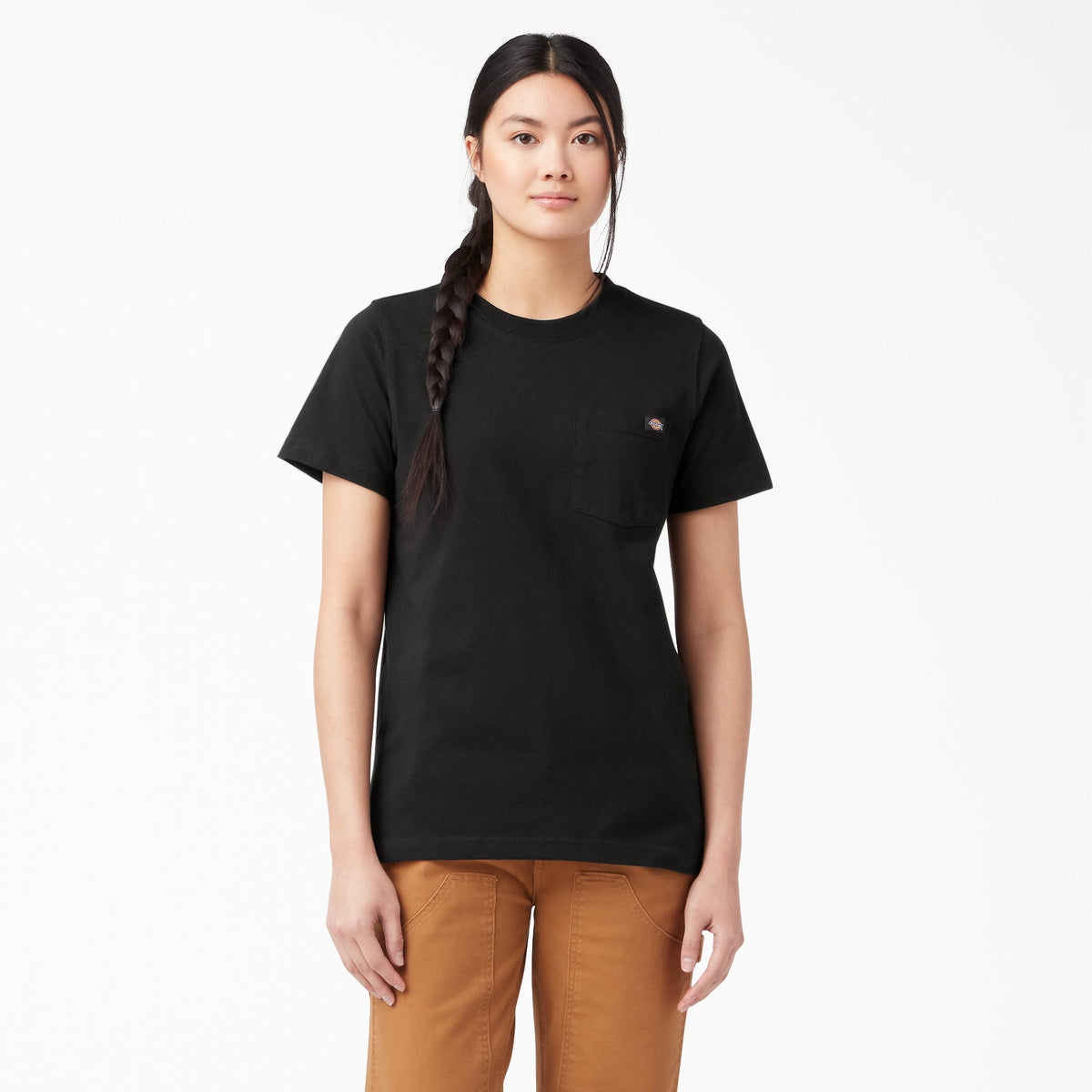 "Women's Heavyweight Short Sleeve Pocket T-Shirt"