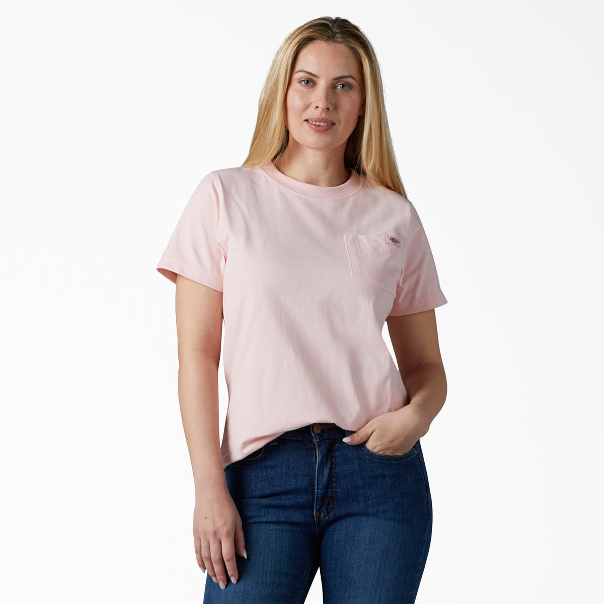 "Women's Heavyweight Short Sleeve Pocket T-Shirt"