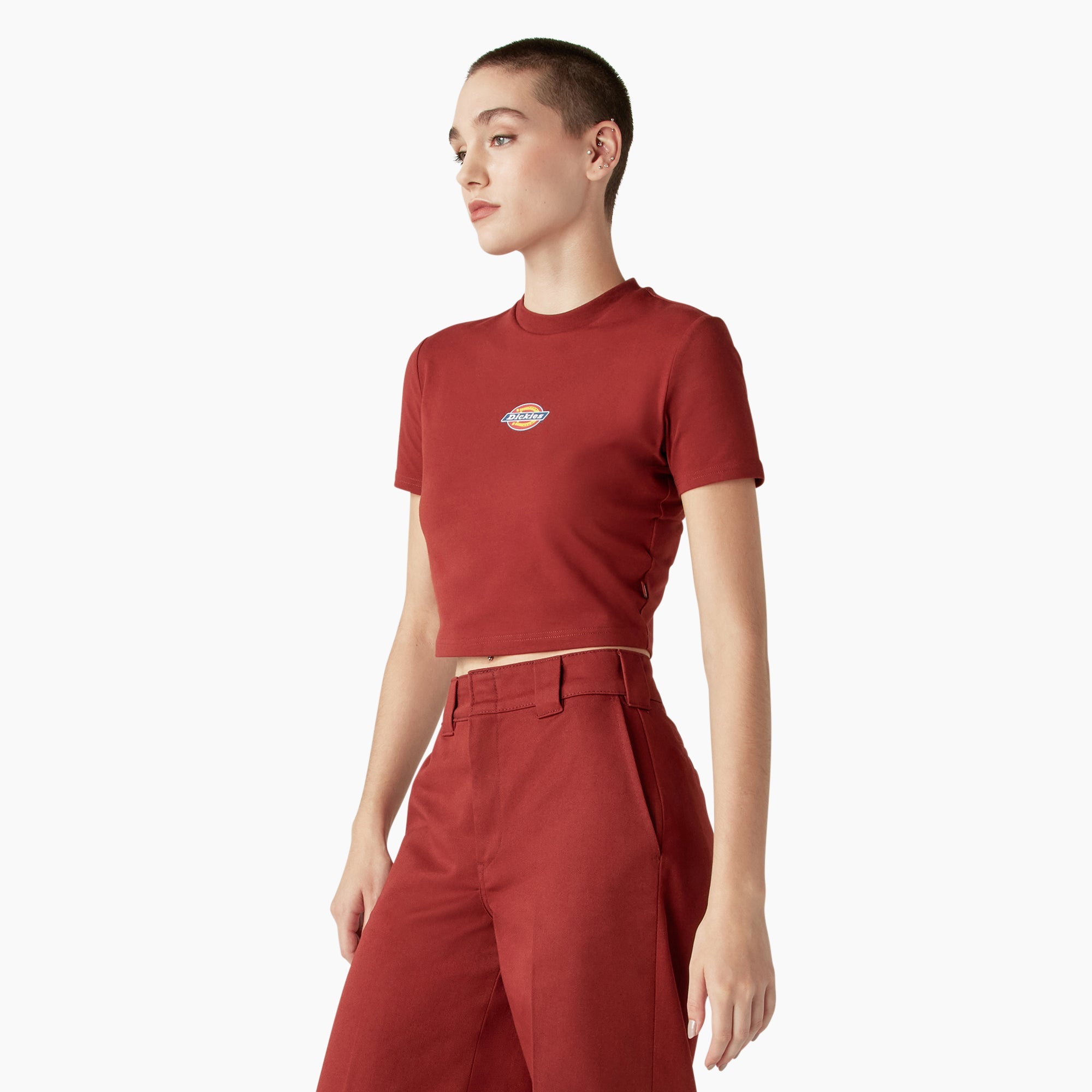 "Women's Maple Valley Logo Cropped T-Shirt"