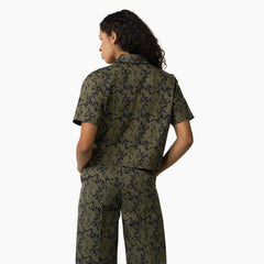 "Women's Drewsey Camo Cropped Work Shirt"