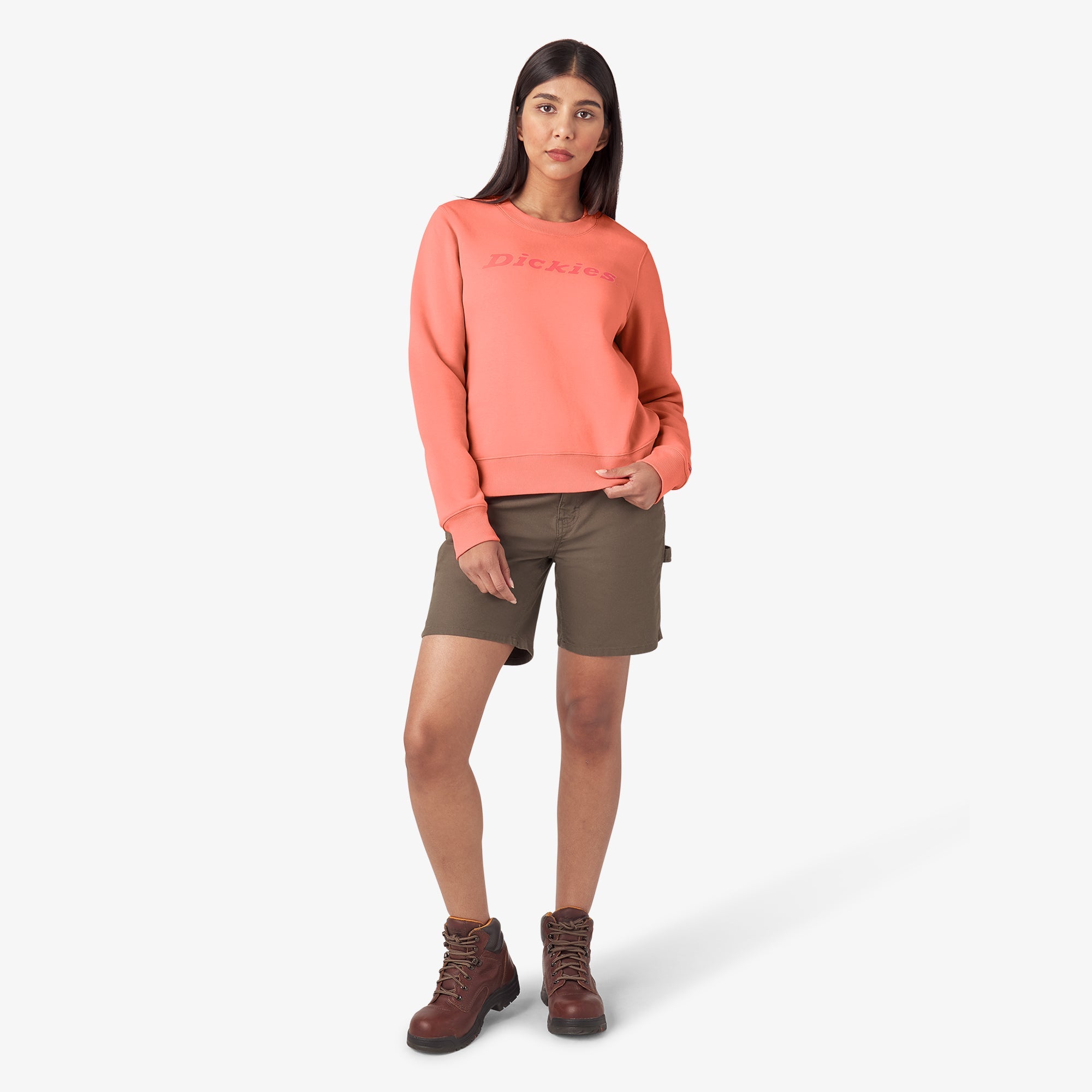 "Women's Water Repellent Logo Sweatshirt"