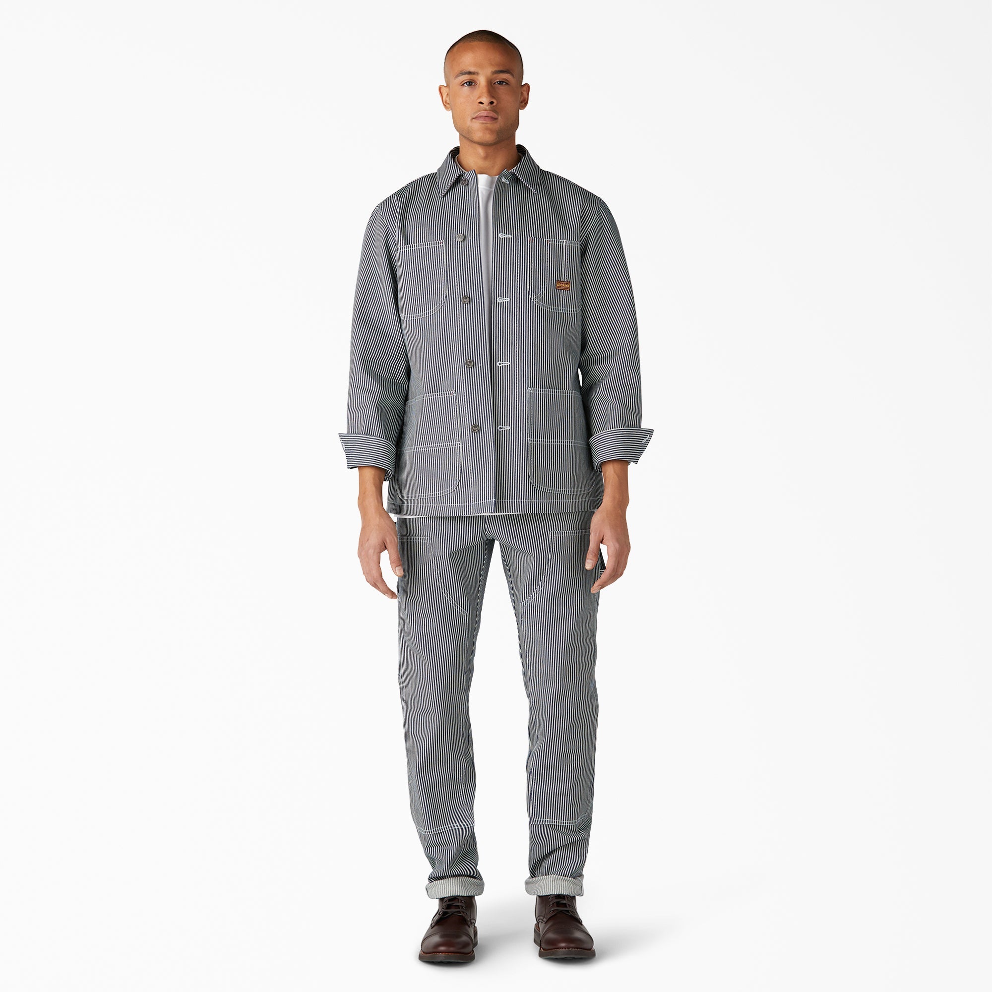"Dickies 1922 Hickory Striped Chore Coat"