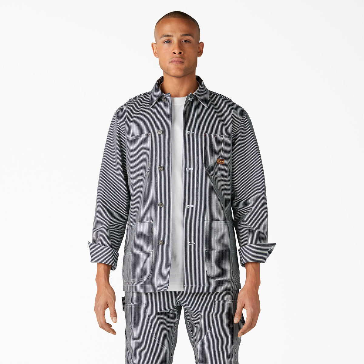 "Dickies 1922 Hickory Striped Chore Coat"