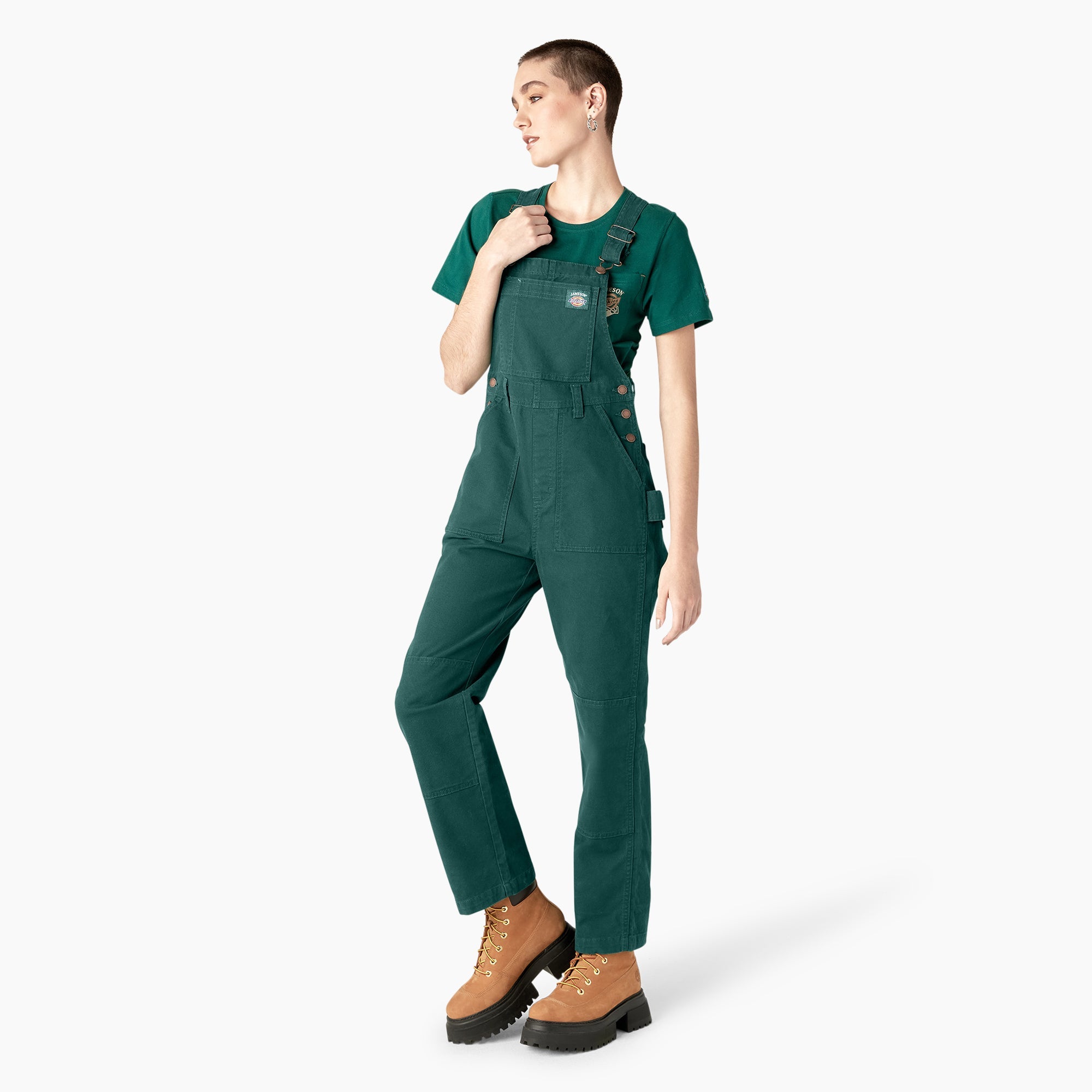 "Dickies x Jameson Women's Utility Double Knee Overalls"