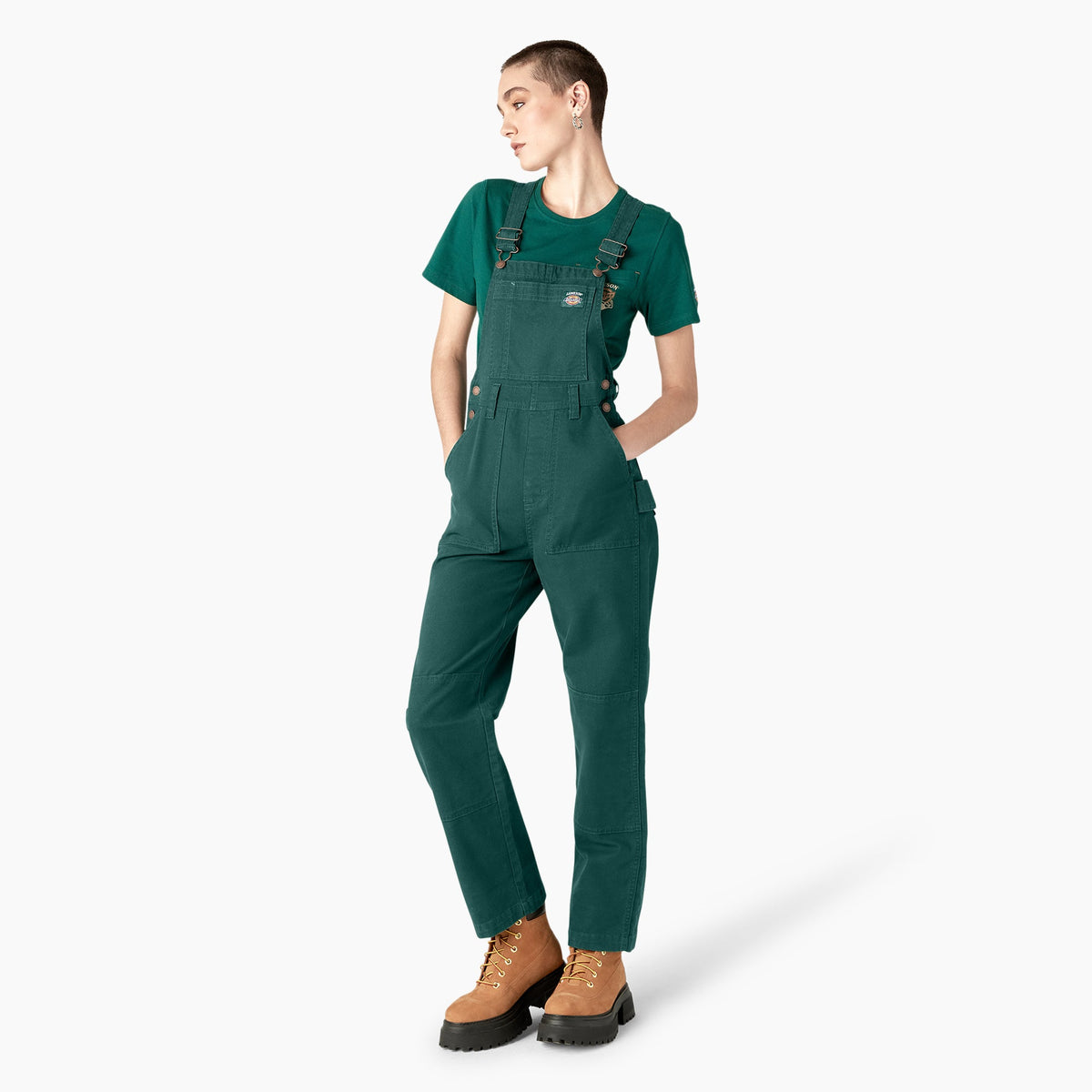 "Dickies x Jameson Women's Utility Double Knee Overalls"